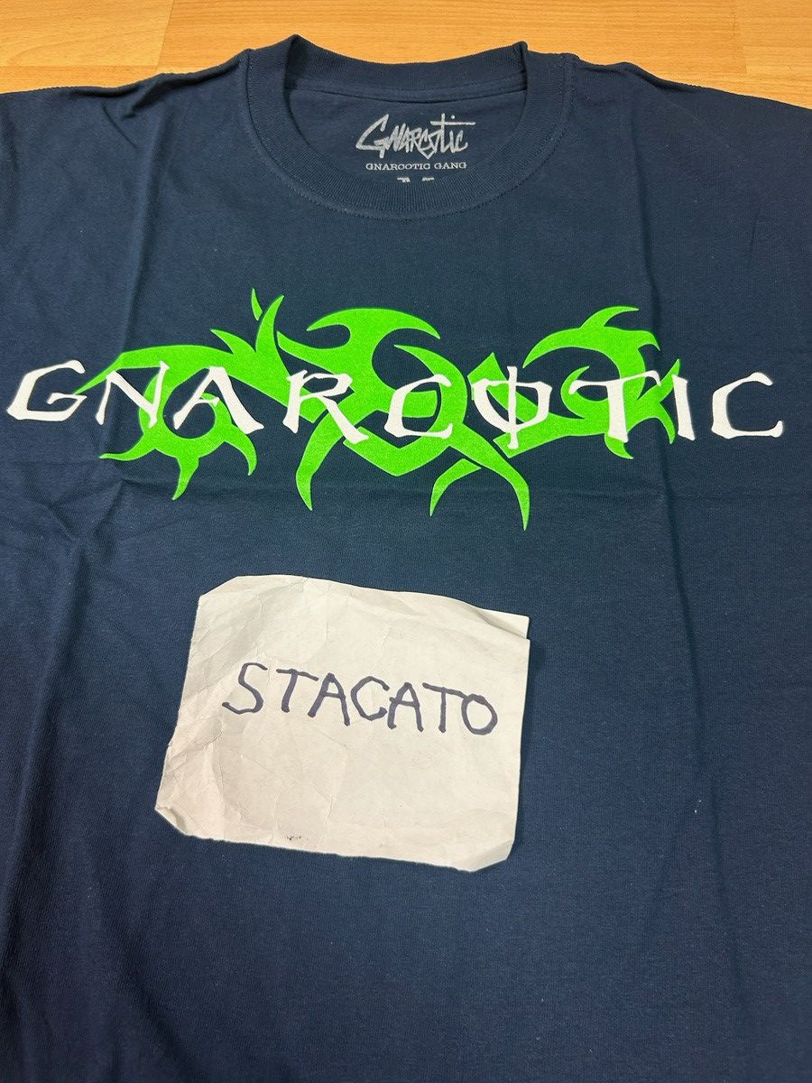 Gnarcotic × Rap Tees Gnarcotic Lil Gnar Logo Tee Navy/Green Size US M / EU 48-50 / 2 - 3 Thumbnail