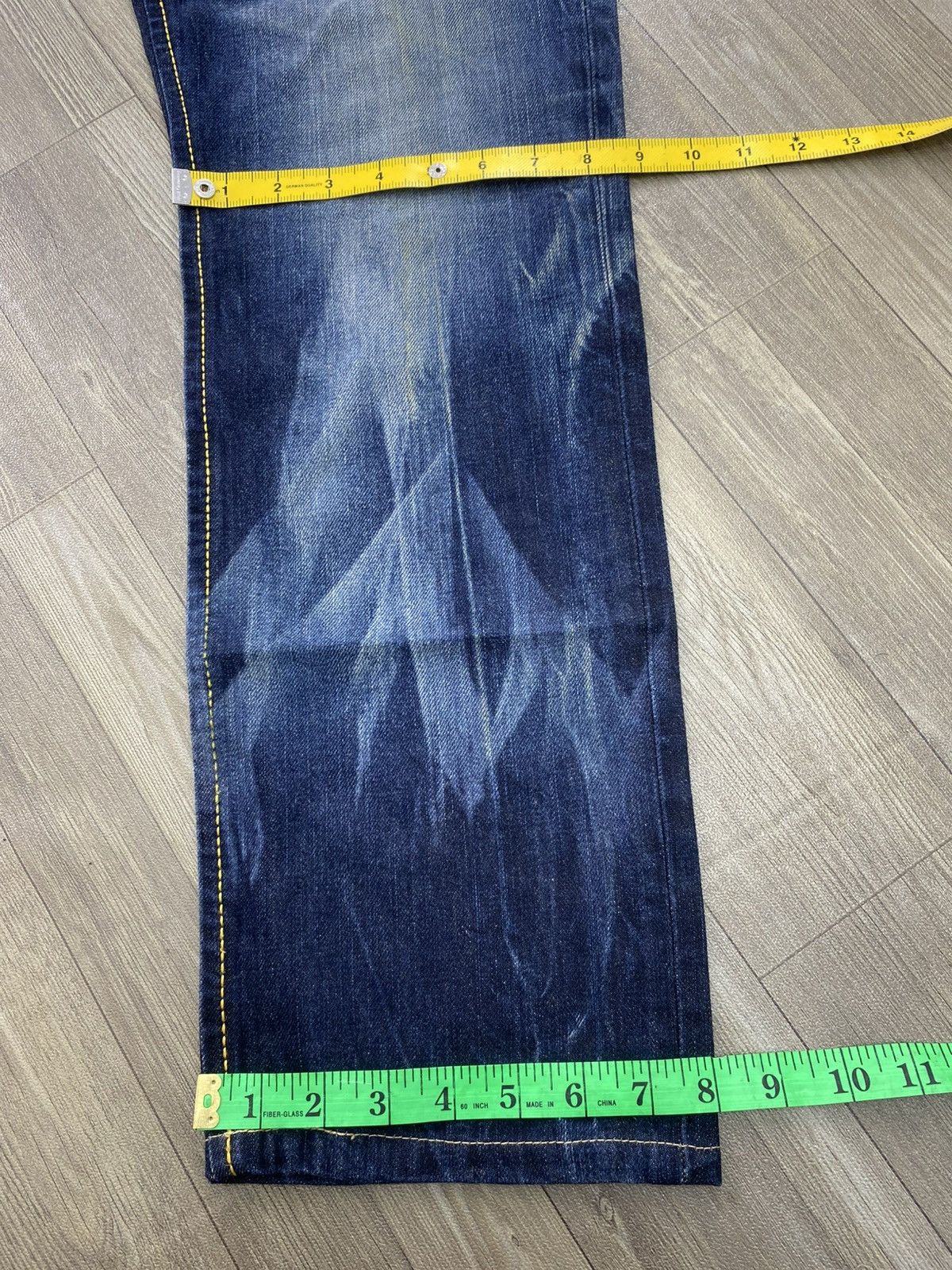 If Six Was Nine 2000s Ediwn Trip Japan Distressed Faded Lgb Punk Style Jeans Size US 34 / EU 50 - 21 Thumbnail