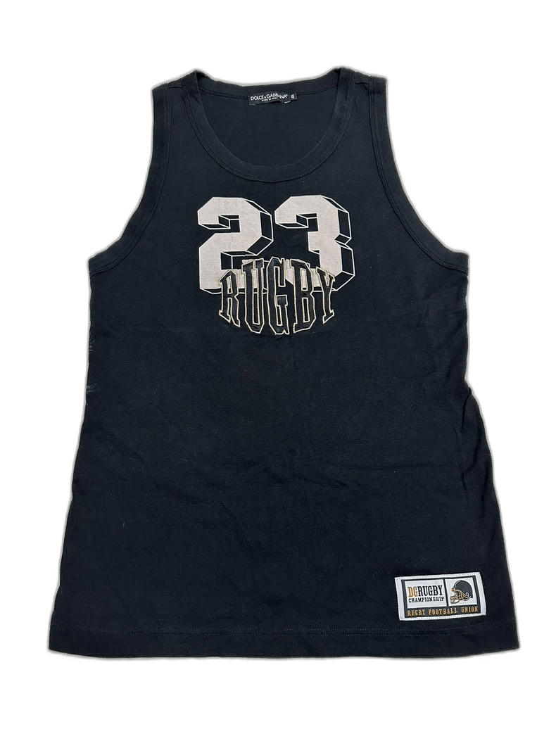 Dolce & Gabbana Dolce Gabbana Men's Rugby Tank Top Size US M / EU 48-50 / 2 - 1 Thumbnail