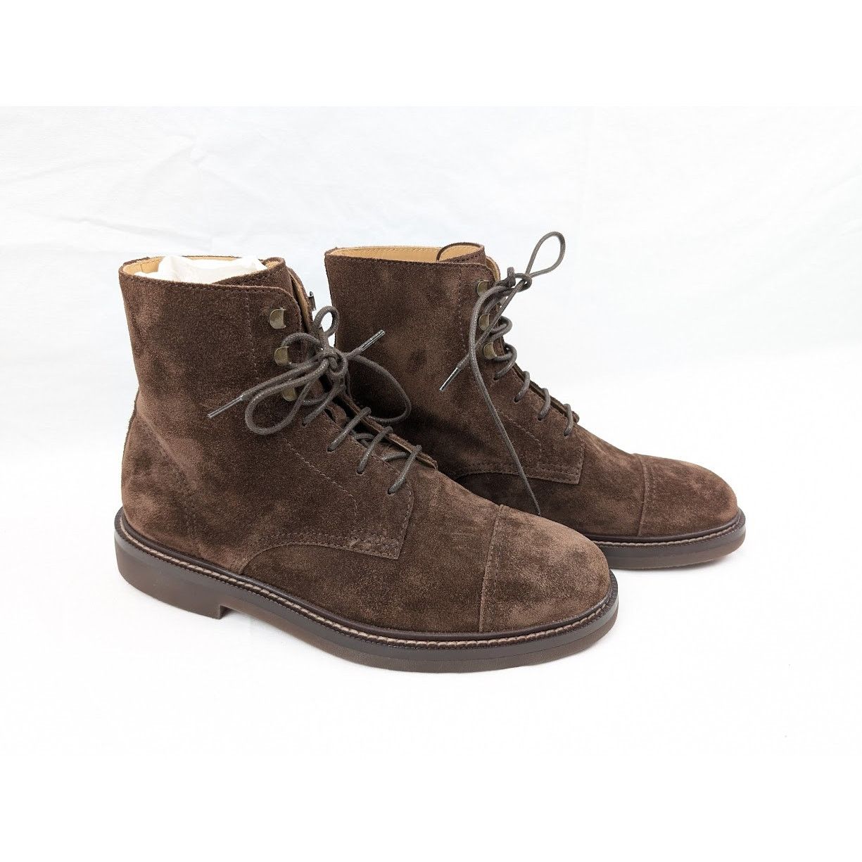 Brunello Cucinelli o1rshd1 Leather Boots in Brown Size US 8 / EU 41 - 12 Thumbnail