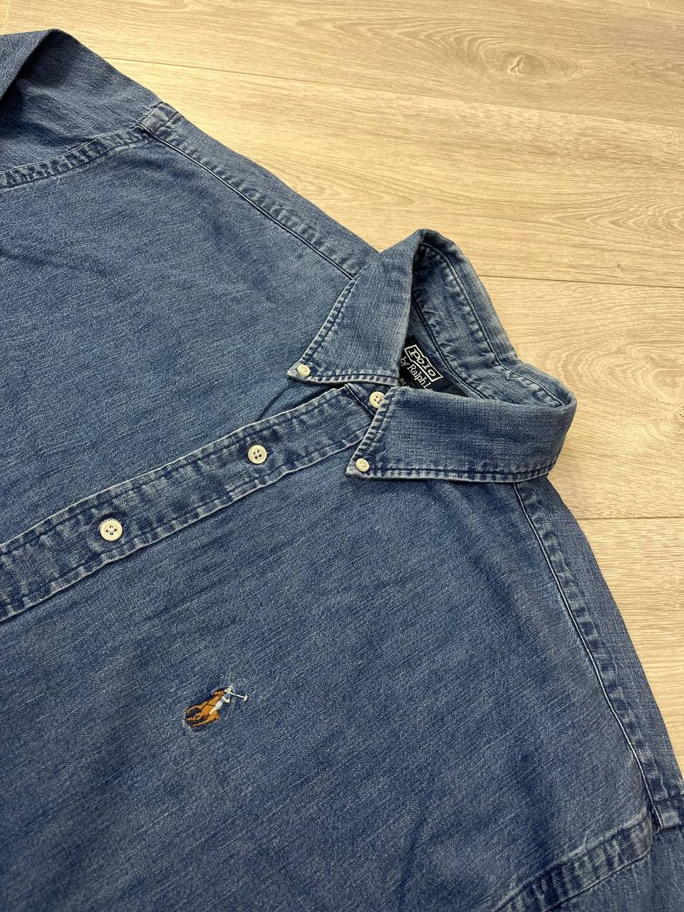 Polo Ralph Lauren Vintage jeans shirt Polo Ralph Lauren RRL Size US XL / EU 56 / 4 - 3 Thumbnail