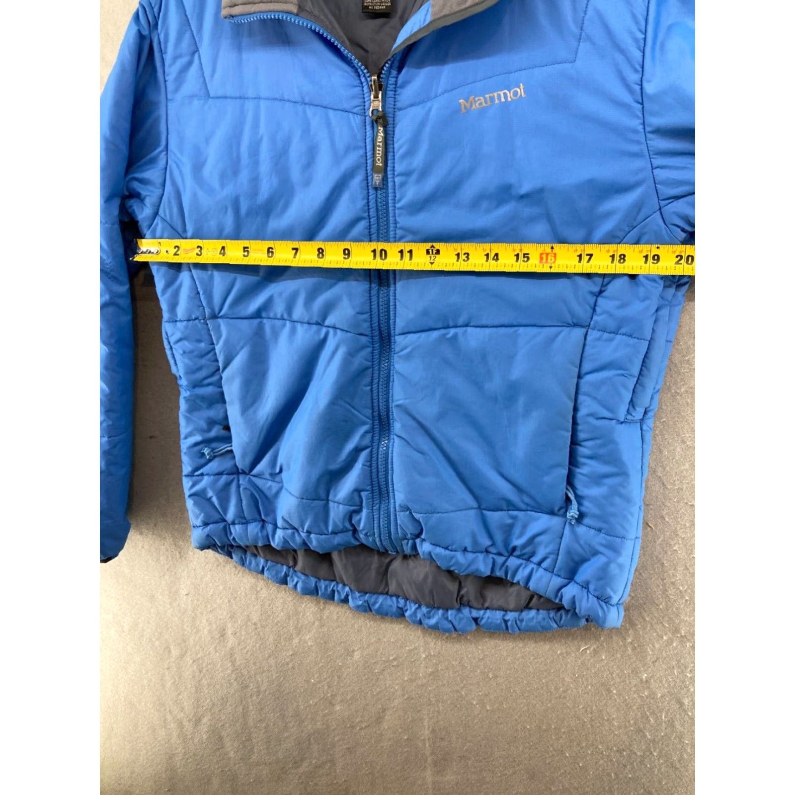 Marmot Womens Coat Large Blue Full Zip Outdoor Hiking