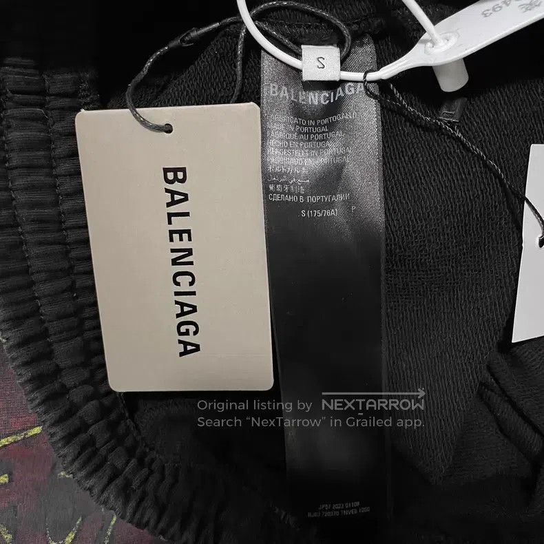 Balenciaga Balenciaga size S Tape Leisure Elastic Wide Leg Knit Baggy Size US 27 - 4 Thumbnail
