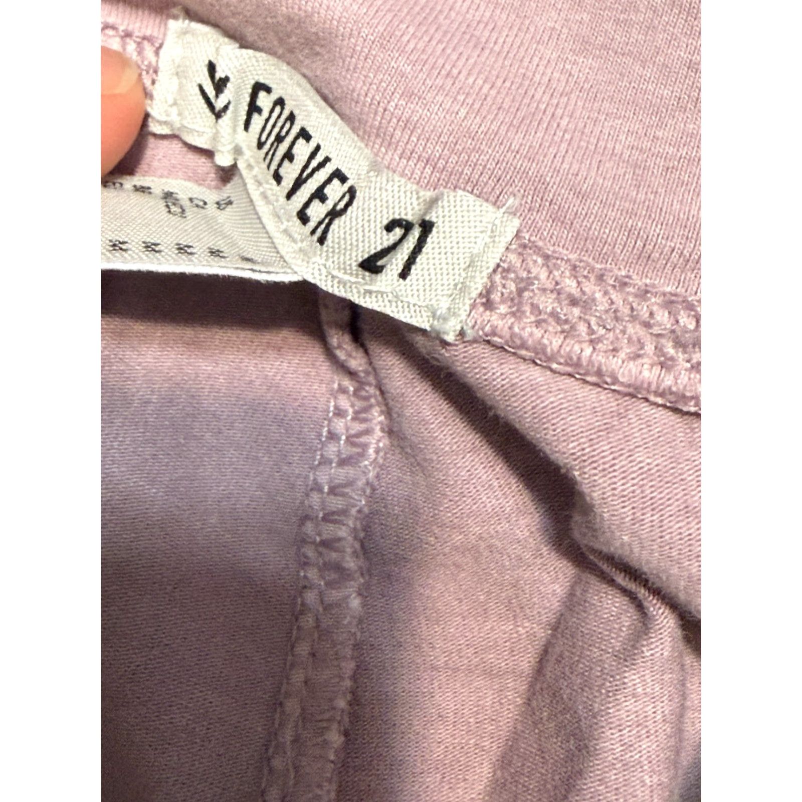 Forever 21 FOREVER 21 Leggings Pants Women's M Purple Stretch Mid Rise Casual Activewear Size 32" / US 10 / IT 46 - 5 Thumbnail