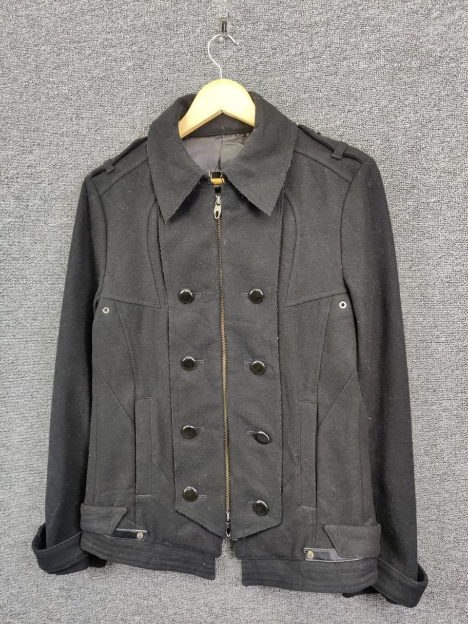 Vintage PPFM Napoleon Wool Zip Jacket