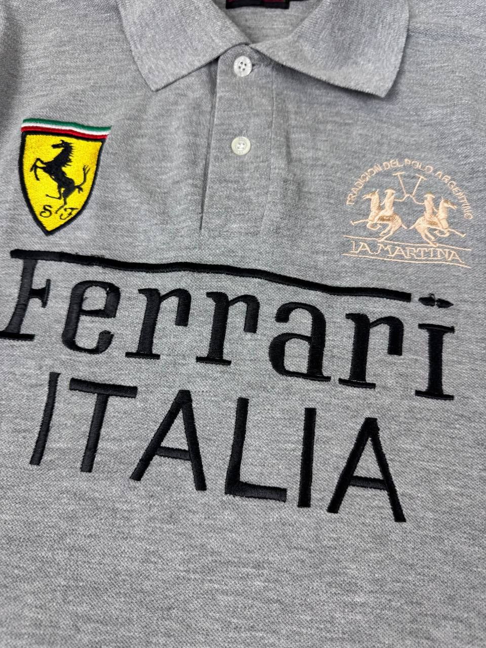 La Martina Vintage La Martina Ferrari Italia Team Rugby Polo Shirt Size US S / EU 44-46 / 1 - 6 Thumbnail