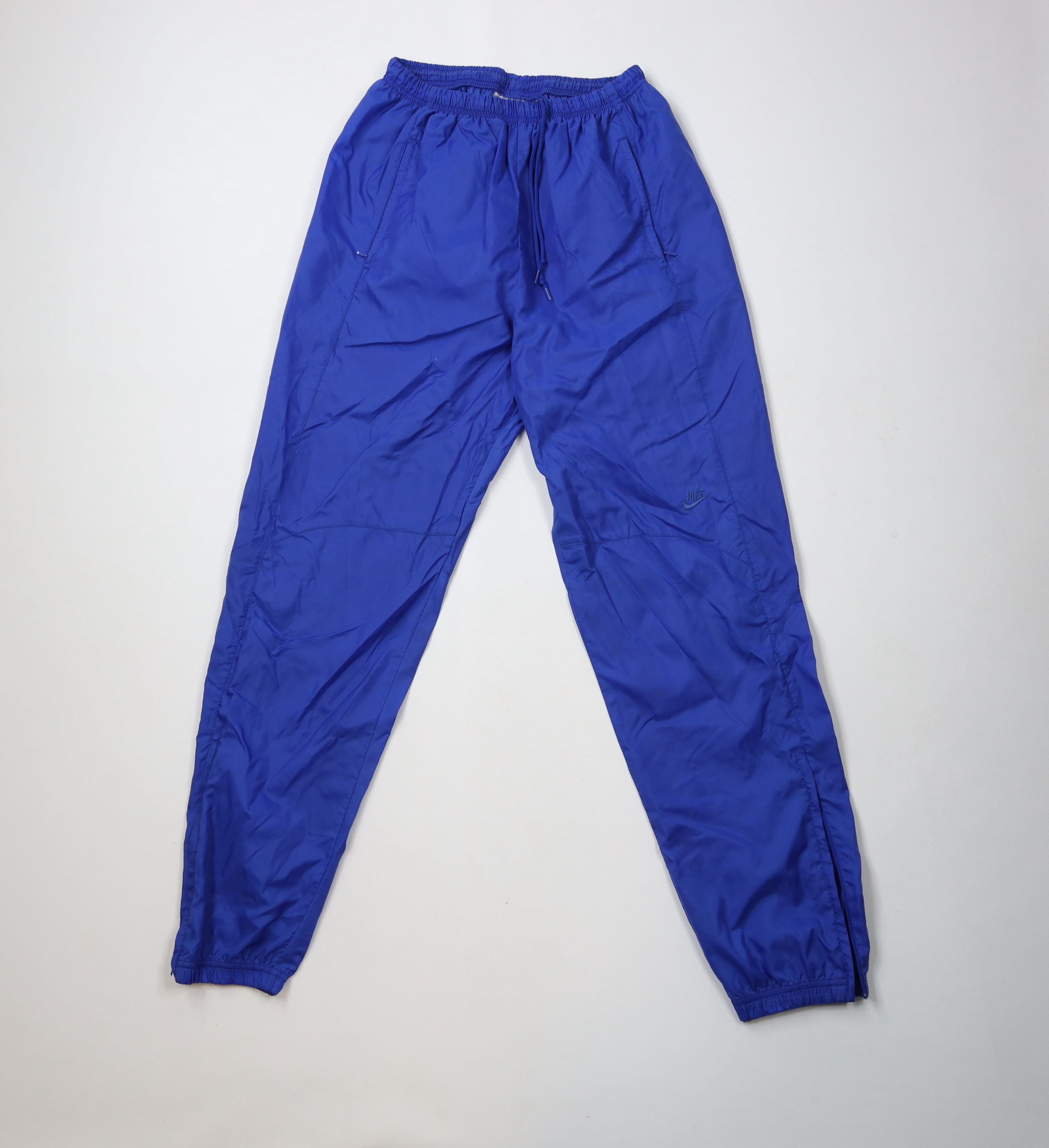 Nike × Vintage Vintage 90s Nike Swoosh Windbreaker Nylon Joggers Pants Size US 36 / EU 52 - 1 Thumbnail