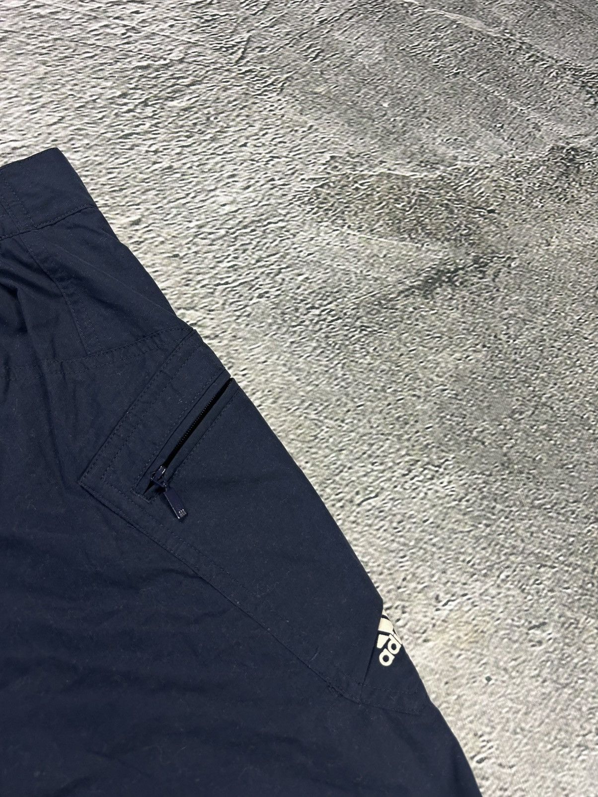 Adidas Adidas shorts navy blue cargo nylon pants Y2K Size US 30 / EU 46 - 9 Thumbnail