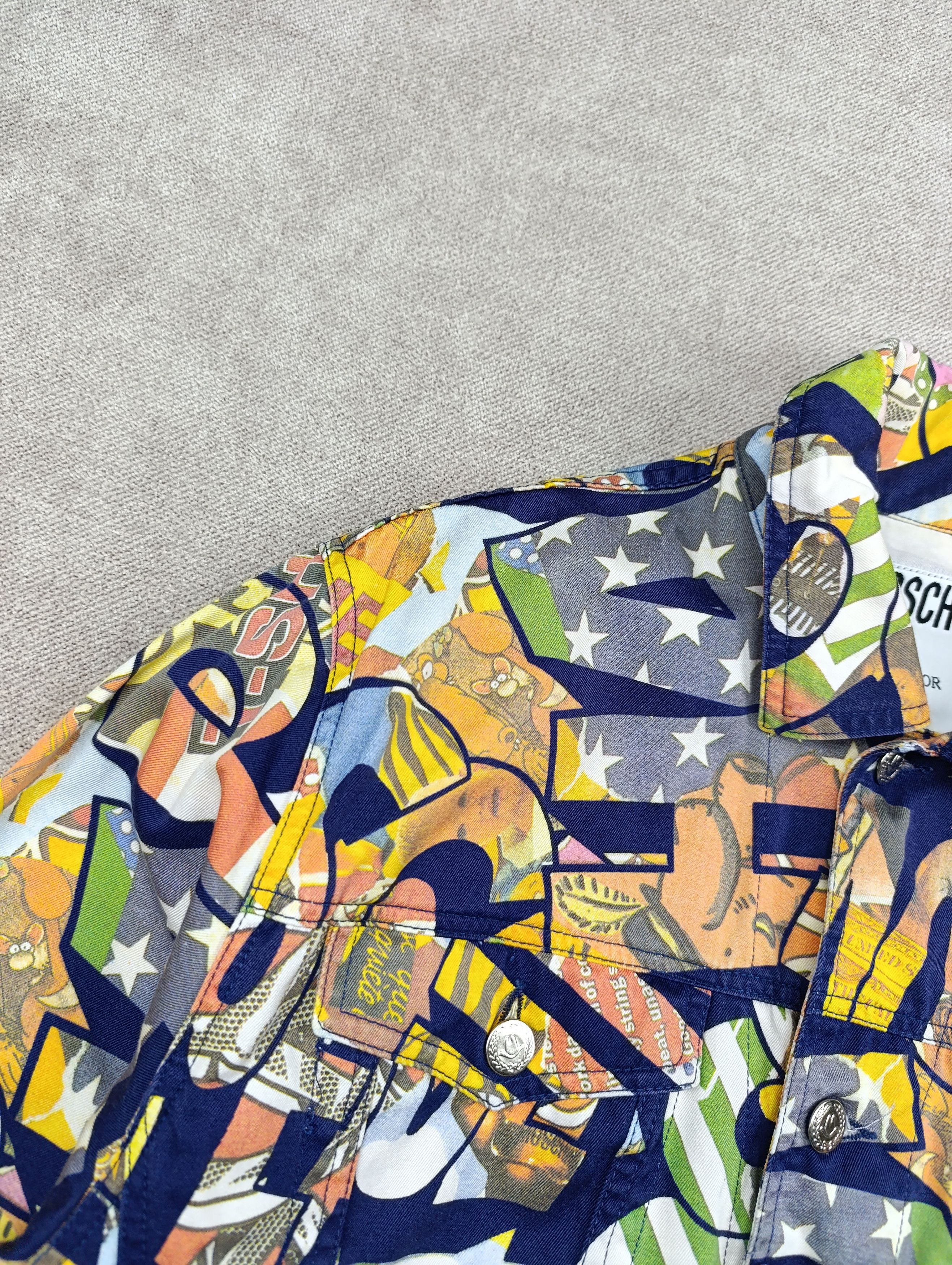 Moschino MOSCHINO JUNIOR VINTAGE RARE CARTOONS JACKET Size US XS / EU 42 / 0 - 9 Thumbnail