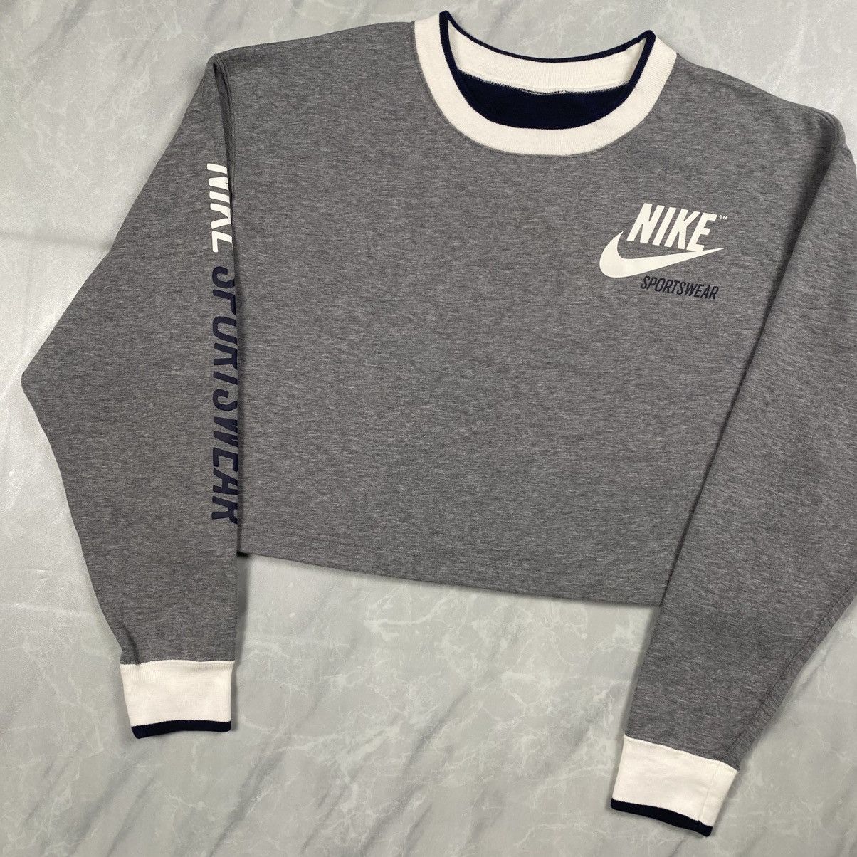 Nike Reversible Crop Crewneck Size S / US 4 / IT 40 - 3 Thumbnail