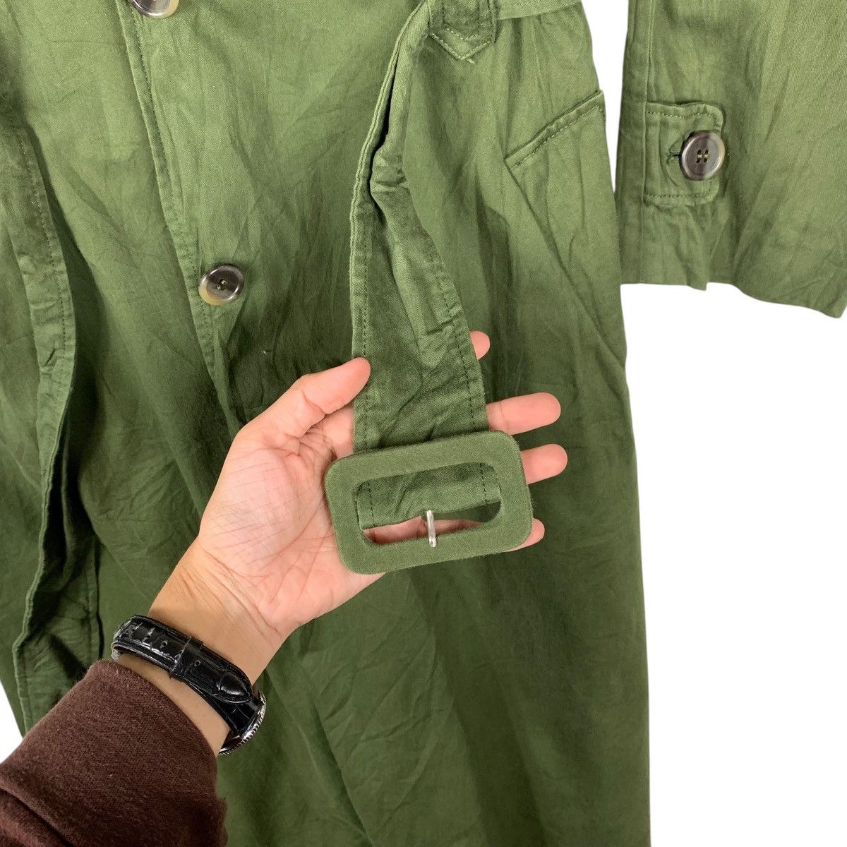 Japanese Brand Japanese Brand Sixieme Trenchcoat Size M / US 6-8 / IT 42-44 - 15 Thumbnail