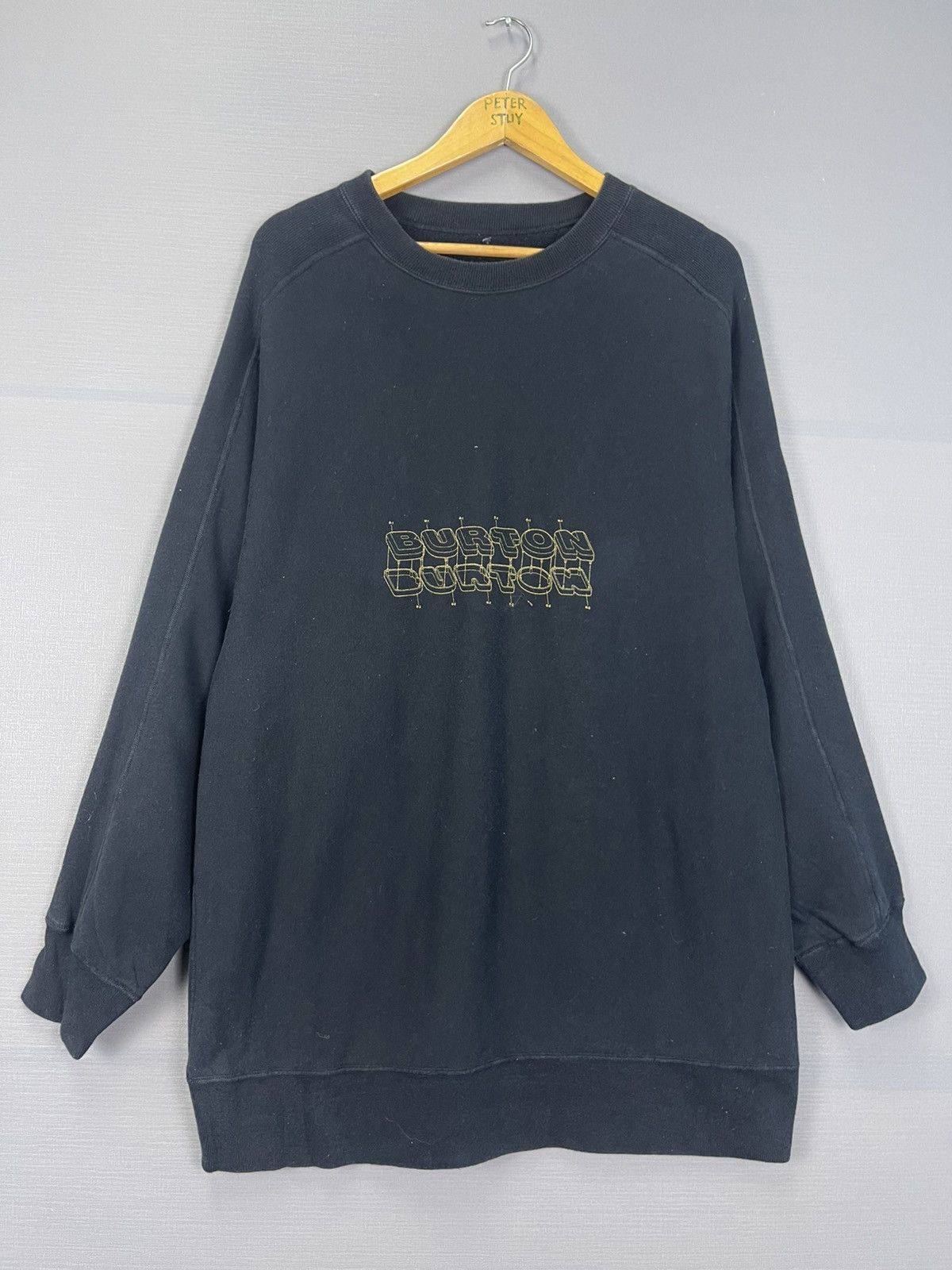 Burton × Vintage Burton Snowboard Logo Sweatshirt Size US L / EU 52-54 / 3 - 1 Thumbnail