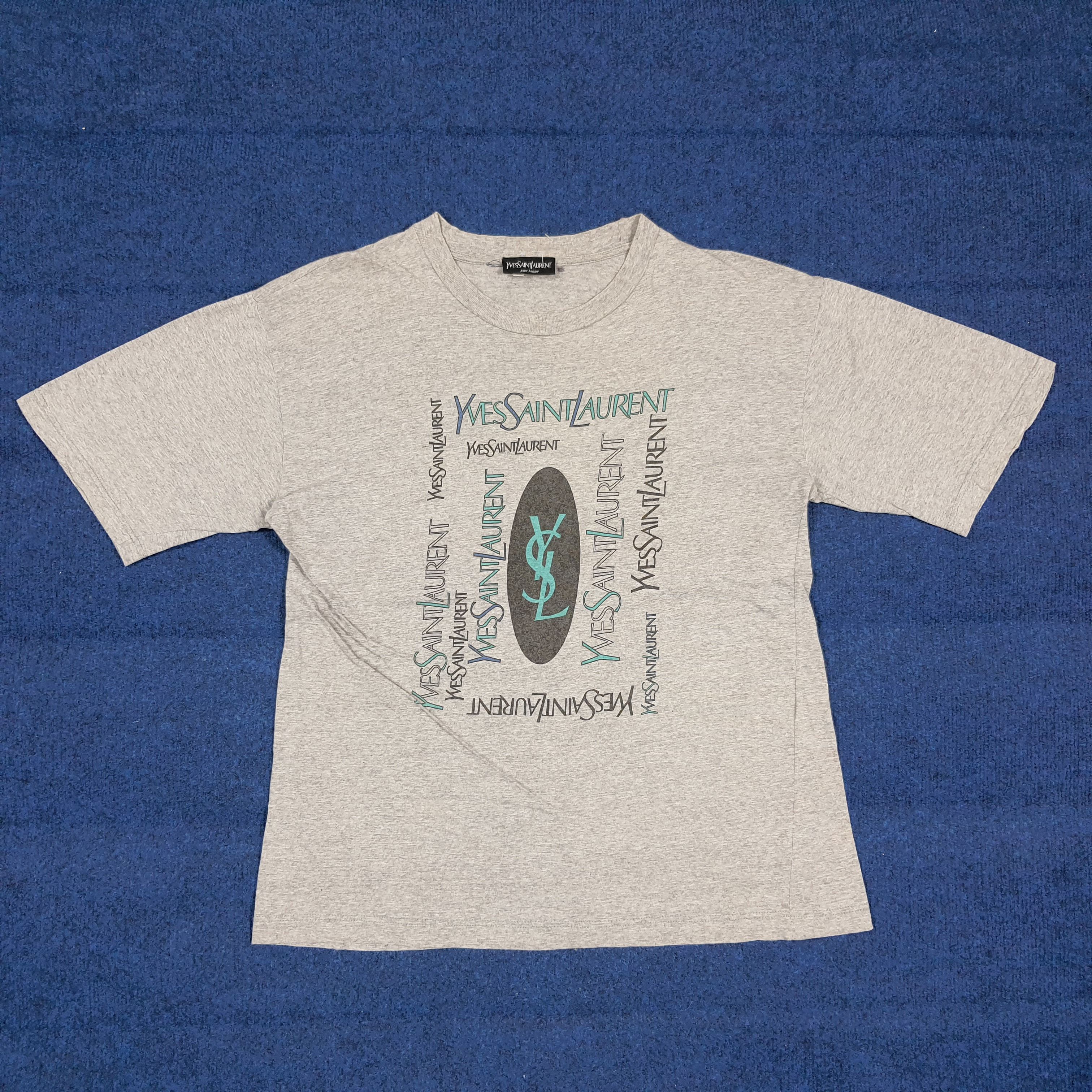 00sイヴサンローラン Flocking Birds YSLカサンドラ Tシャツ Yves Saint Laurent YSL t shirt, Yves Saint Laurent 