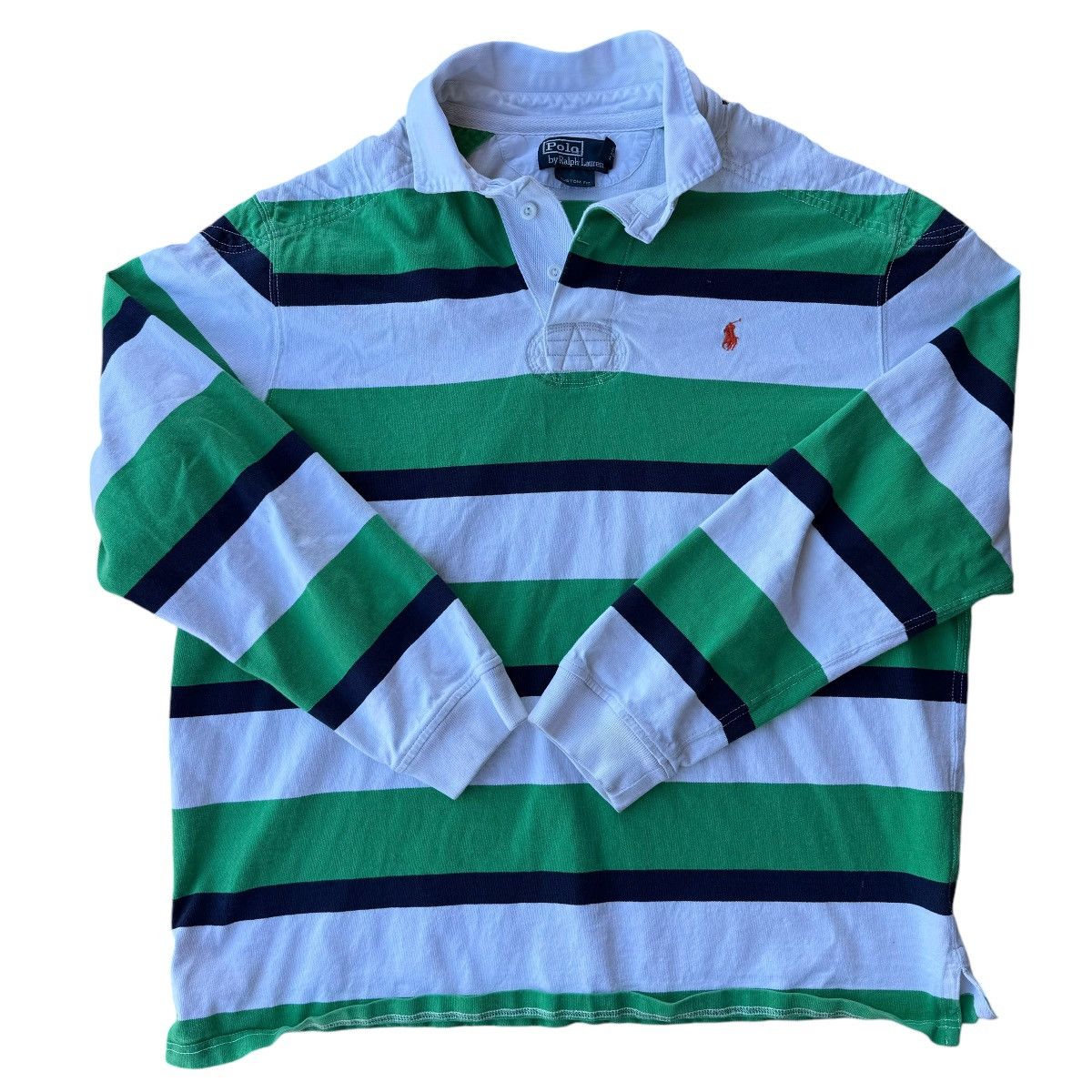 Polo Ralph Lauren Vintage POLO RALPH LAUREN Rugby Polo Long Sleeve Shirt Size US XL / EU 56 / 4 - 6 Thumbnail