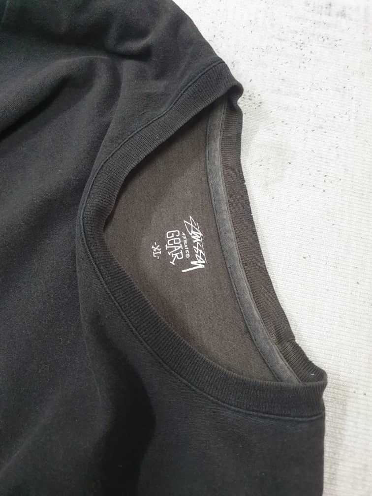 Stussy Stussy World wide Skateboarding Faded Black Shirt Size US M / EU 48-50 / 2 - 2 Thumbnail