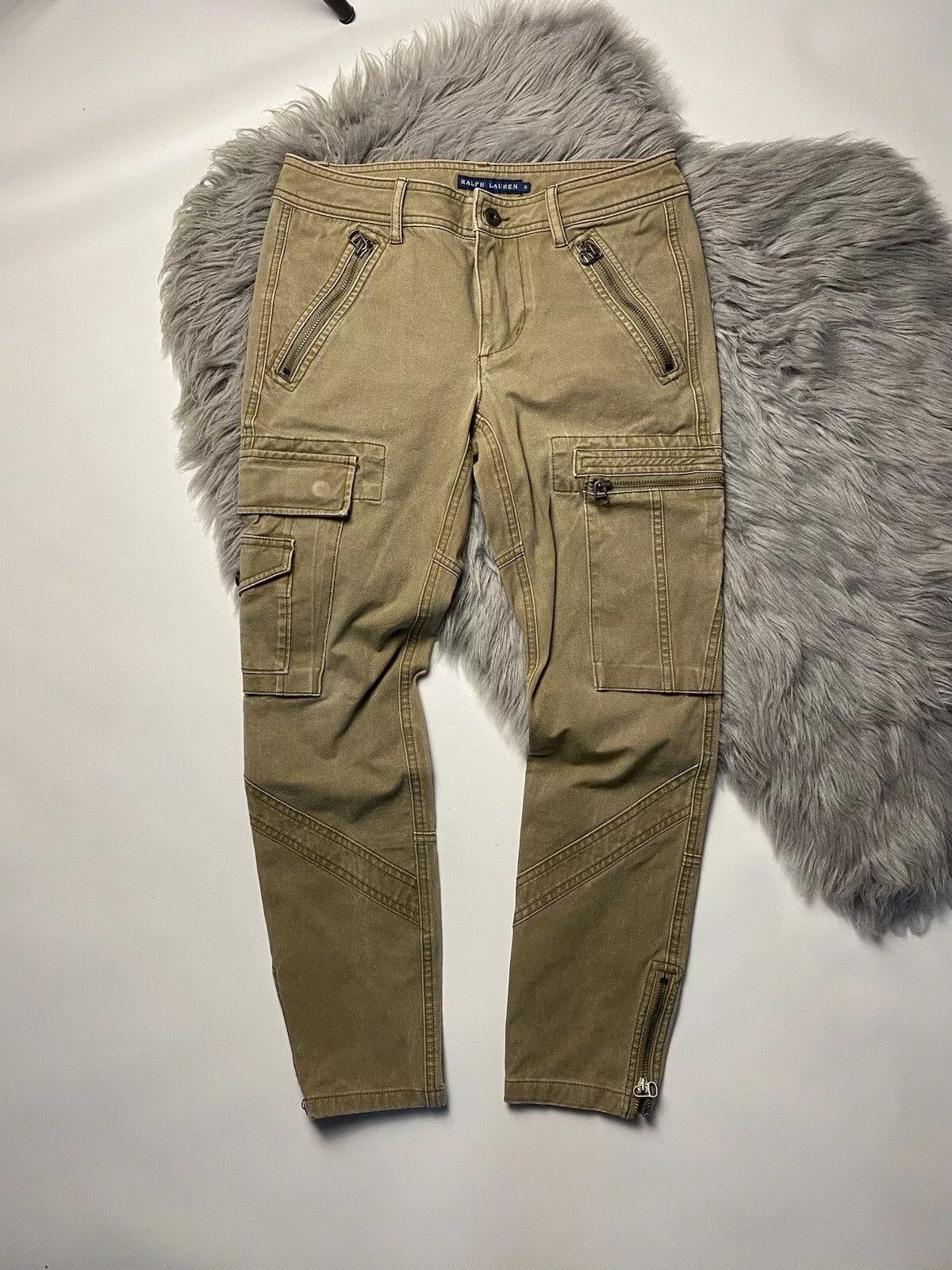 Ralph Lauren Polo Ralph Laurent Cargo Pants Women Sz 6 Size 28" / US 6 / IT 42 - 1 Thumbnail