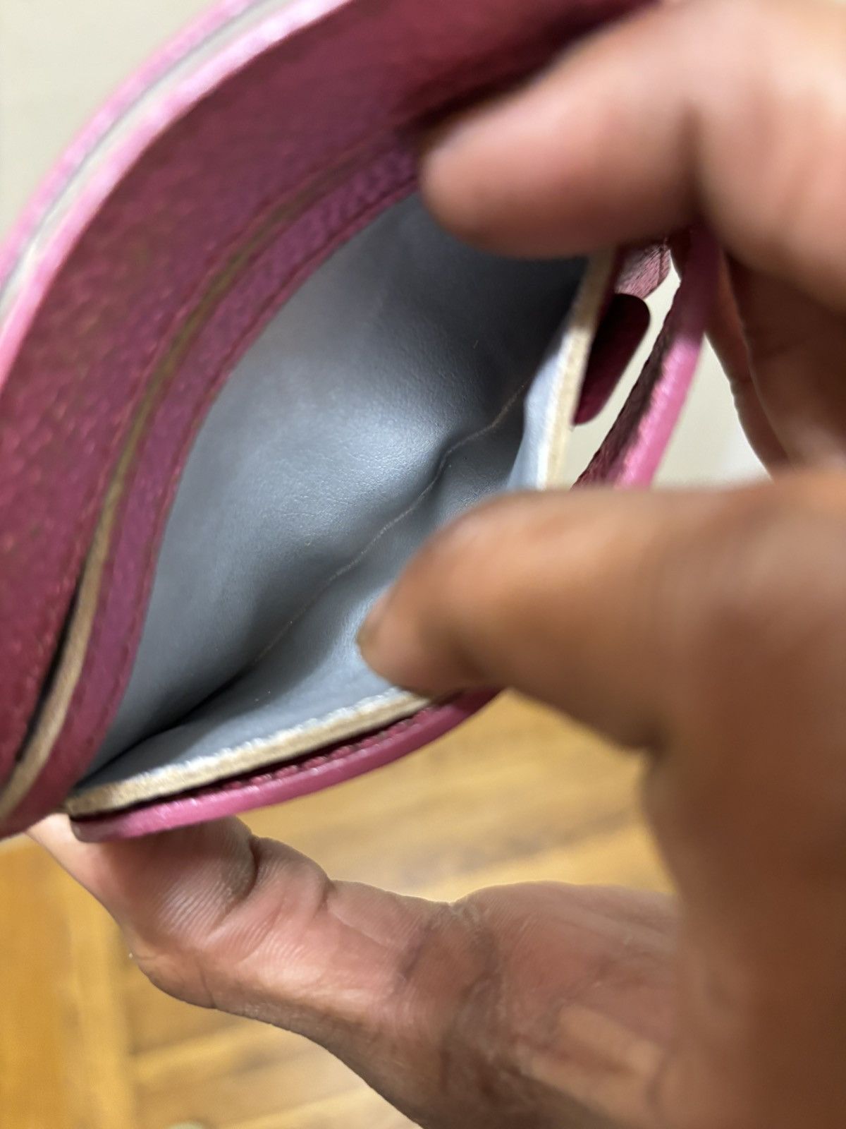 Bape A bathing ape leather pink wallet Size ONE SIZE - 3 Thumbnail