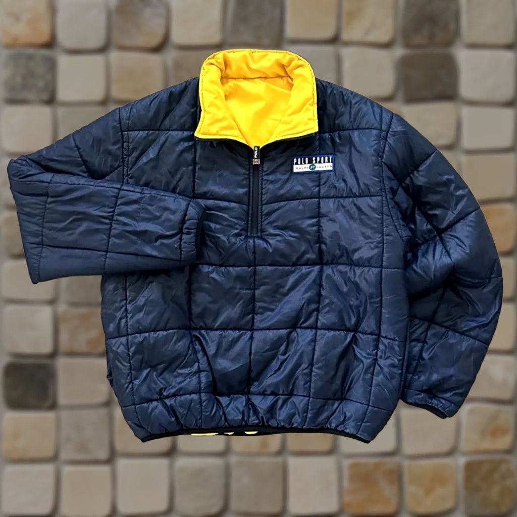 Vintage Vintage Polo Sport Reversible Puffer Jacket - Medium Size Size US M / EU 48-50 / 2 - 1 Thumbnail