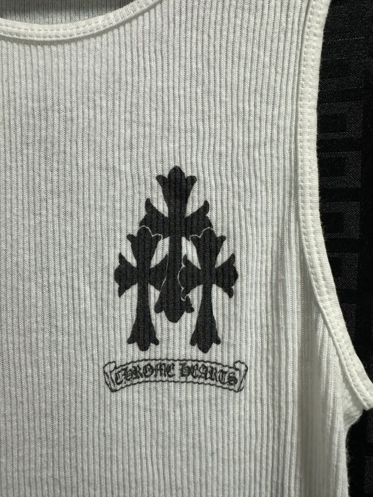 Chrome Hearts Chrome hearts cemetery triple cross tank top Size US S / EU 44-46 / 1 - 4 Thumbnail