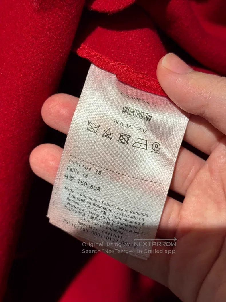 Valentino Valentino Big red coat Size XXS / US 00 / IT 34 - 4 Thumbnail