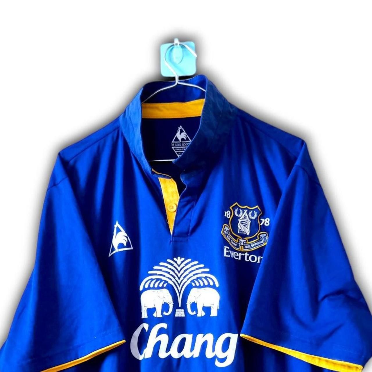 Le Coq Sportif Fc Everton England 2011 2012 Home shirt jersey Size US XL / EU 56 / 4 - 1 Thumbnail