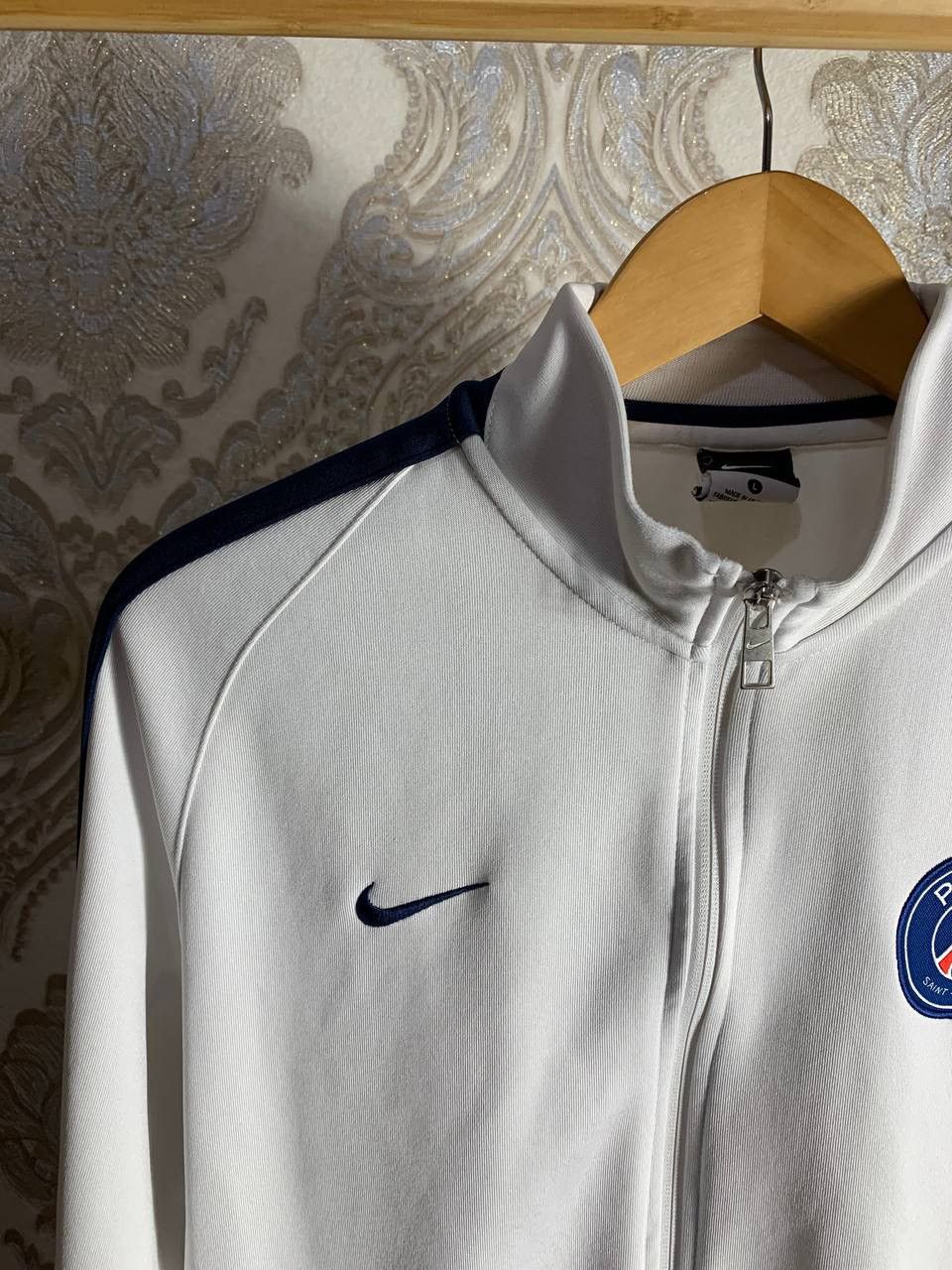 Nike VINTAGE NIKE FC PSG PARIS FRANCE SOCCER JERSEY JACKET Y2K Size US L / EU 52-54 / 3 - 3 Thumbnail
