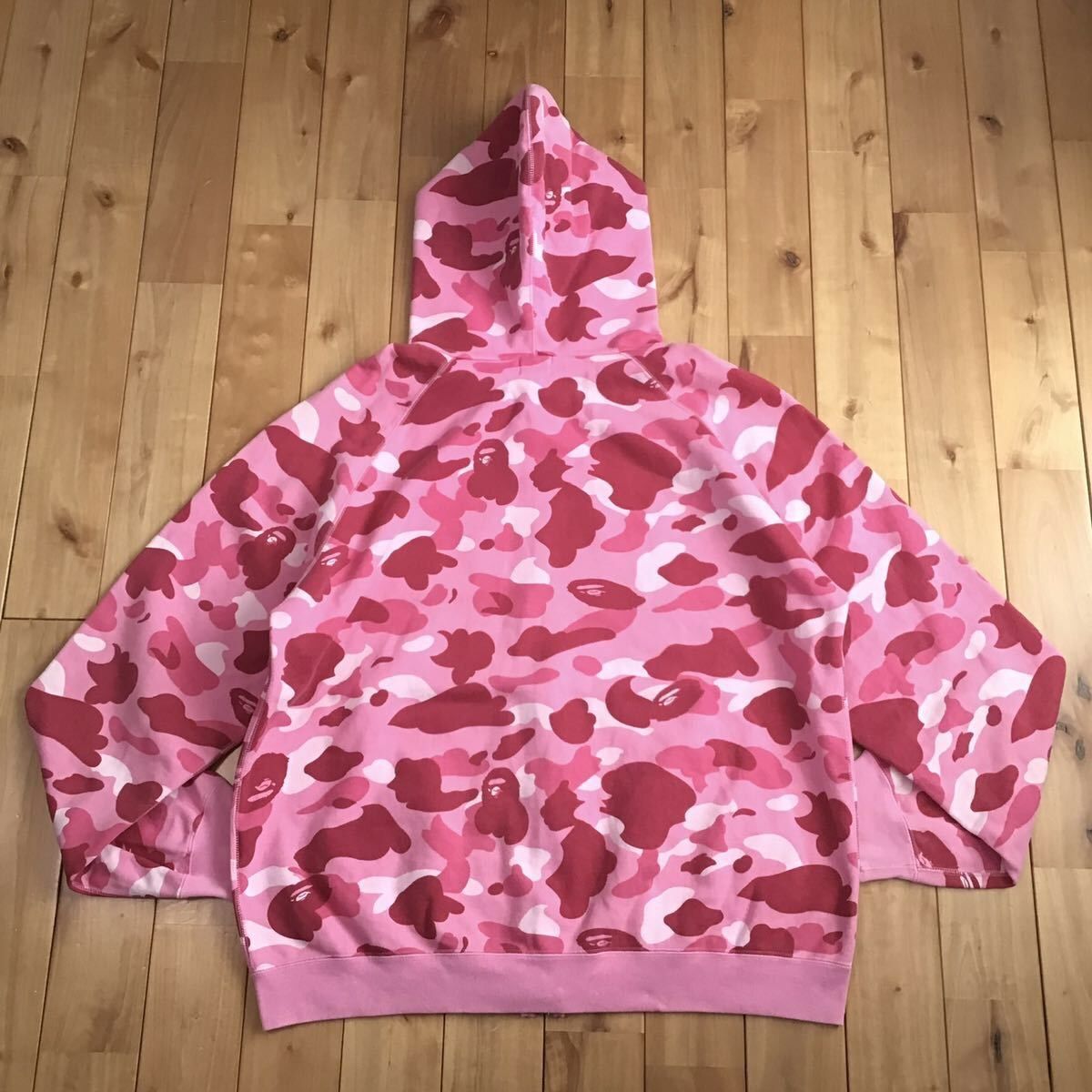 Bape Pink Swarovski BAPE LOGO full zip hoodie Pink camo APE NIGO Size US L / EU 52-54 / 3 - 5 Thumbnail