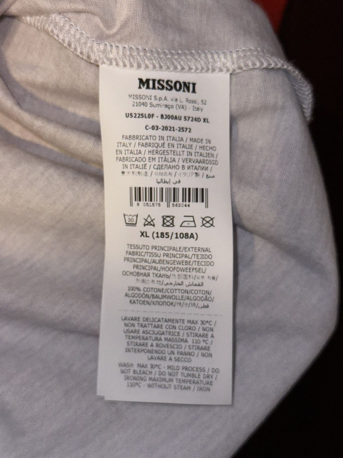 Missoni Missoni Gradient Print T-Shirt Size US XL / EU 56 / 4 - 5 Thumbnail