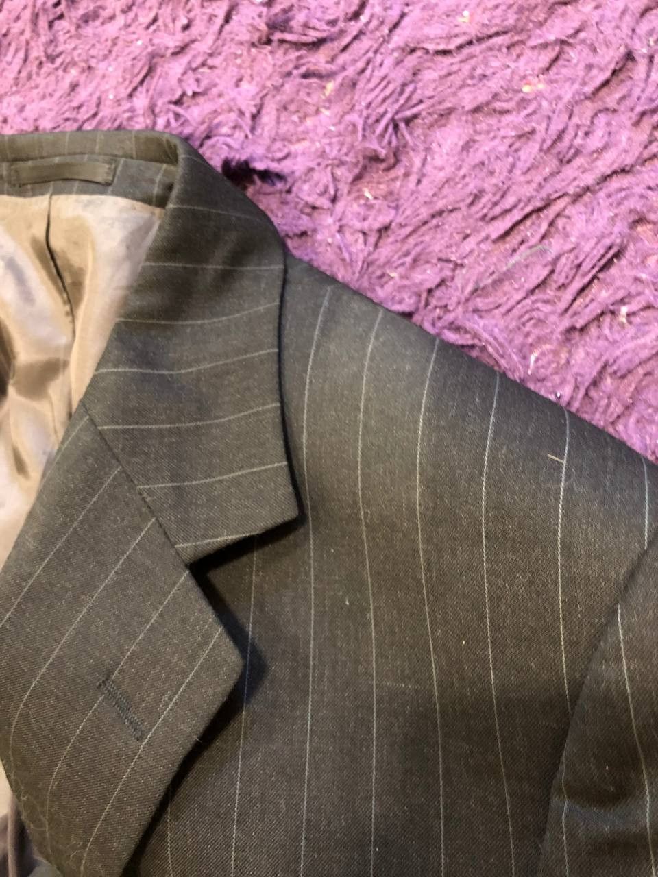 Yves Saint Laurent Vintage Y2K Yves Saint Laurent luxury striped Size 50R - 15 Thumbnail