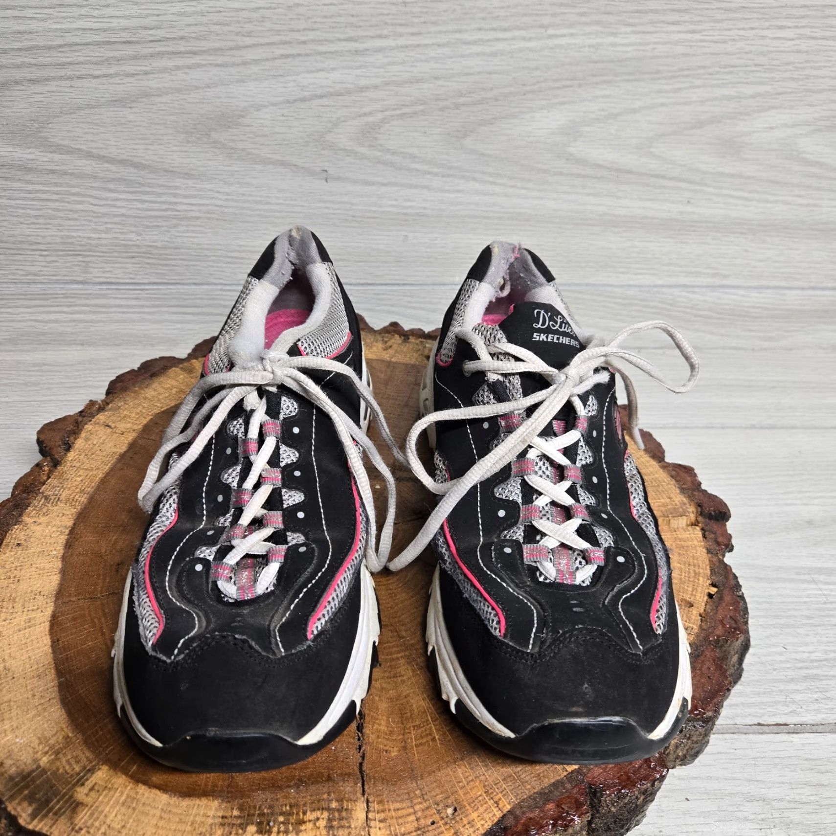 SKECHERS Skechers D’Lites Sneakers Women’s Size 10 Memory Foam Air Cooled Leather Multicolor Wide W Walking Running Shoes Size US 10 / IT 40 - 3 Thumbnail