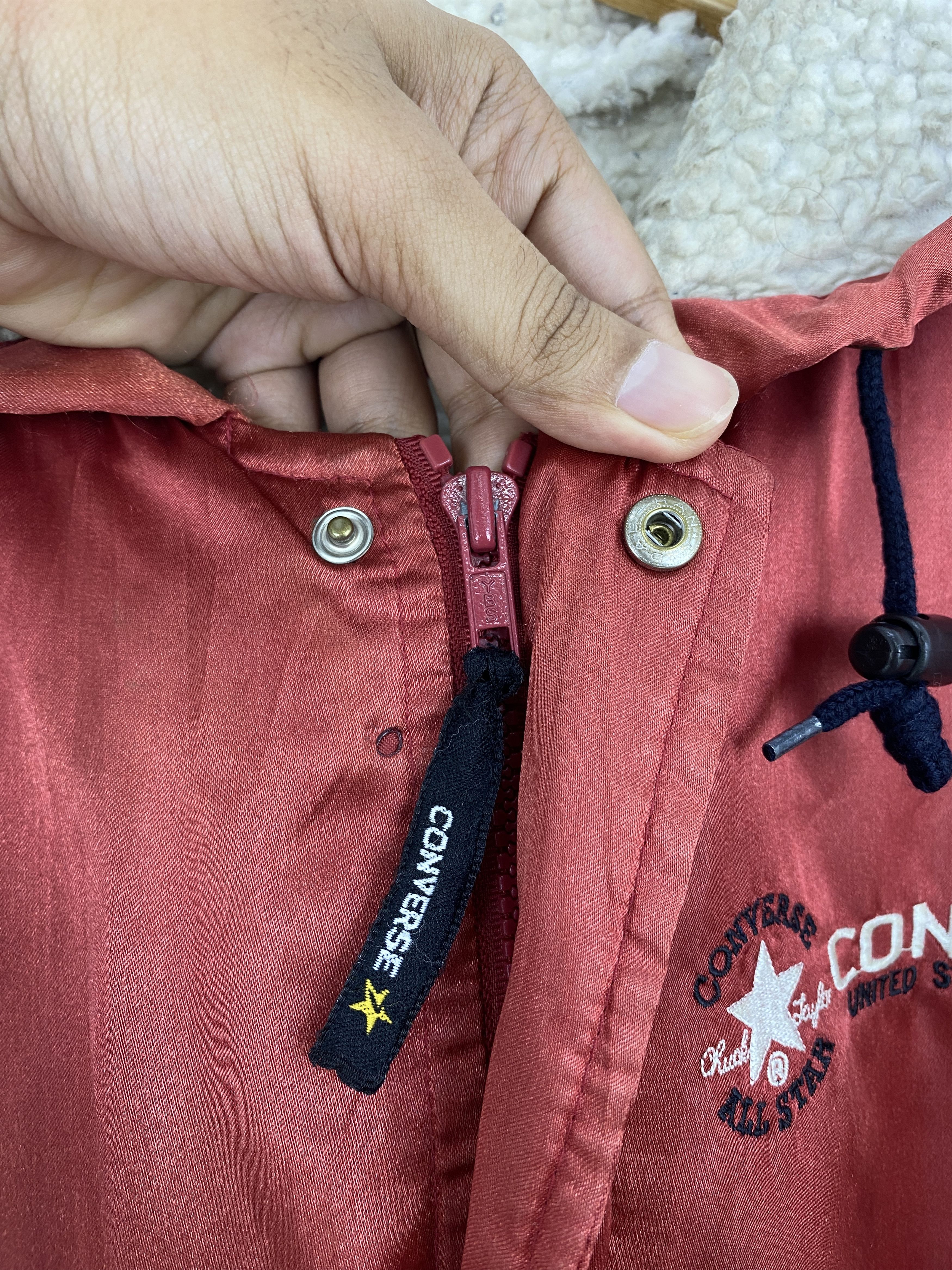 Converse Vintage Converse All Star Big Logo Sherpa Long Jacket J1930 Size US XL / EU 56 / 4 - 9 Thumbnail