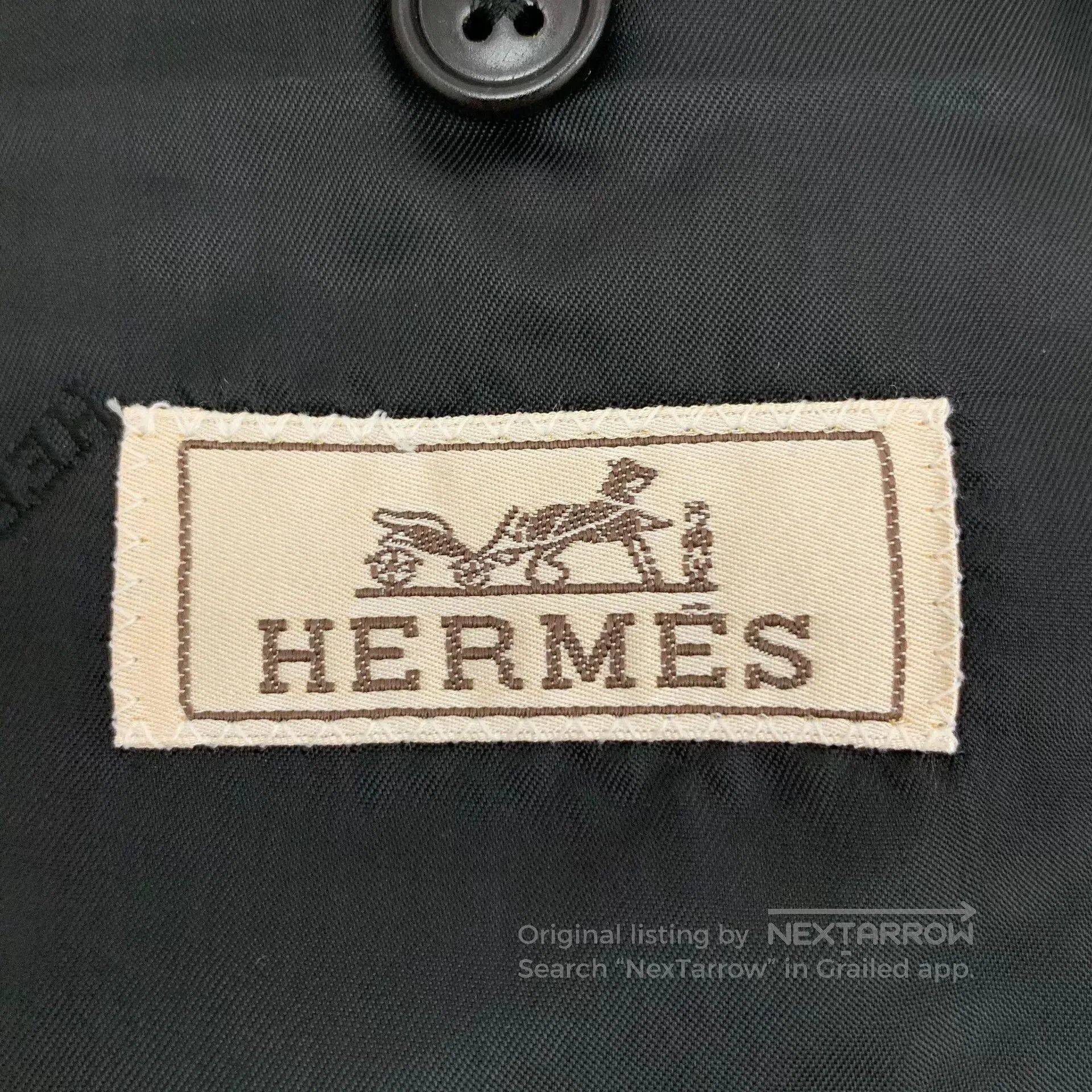 Hermes Hermes Gray Wool Lapel Double. Size US S / EU 44-46 / 1 - 5 Thumbnail