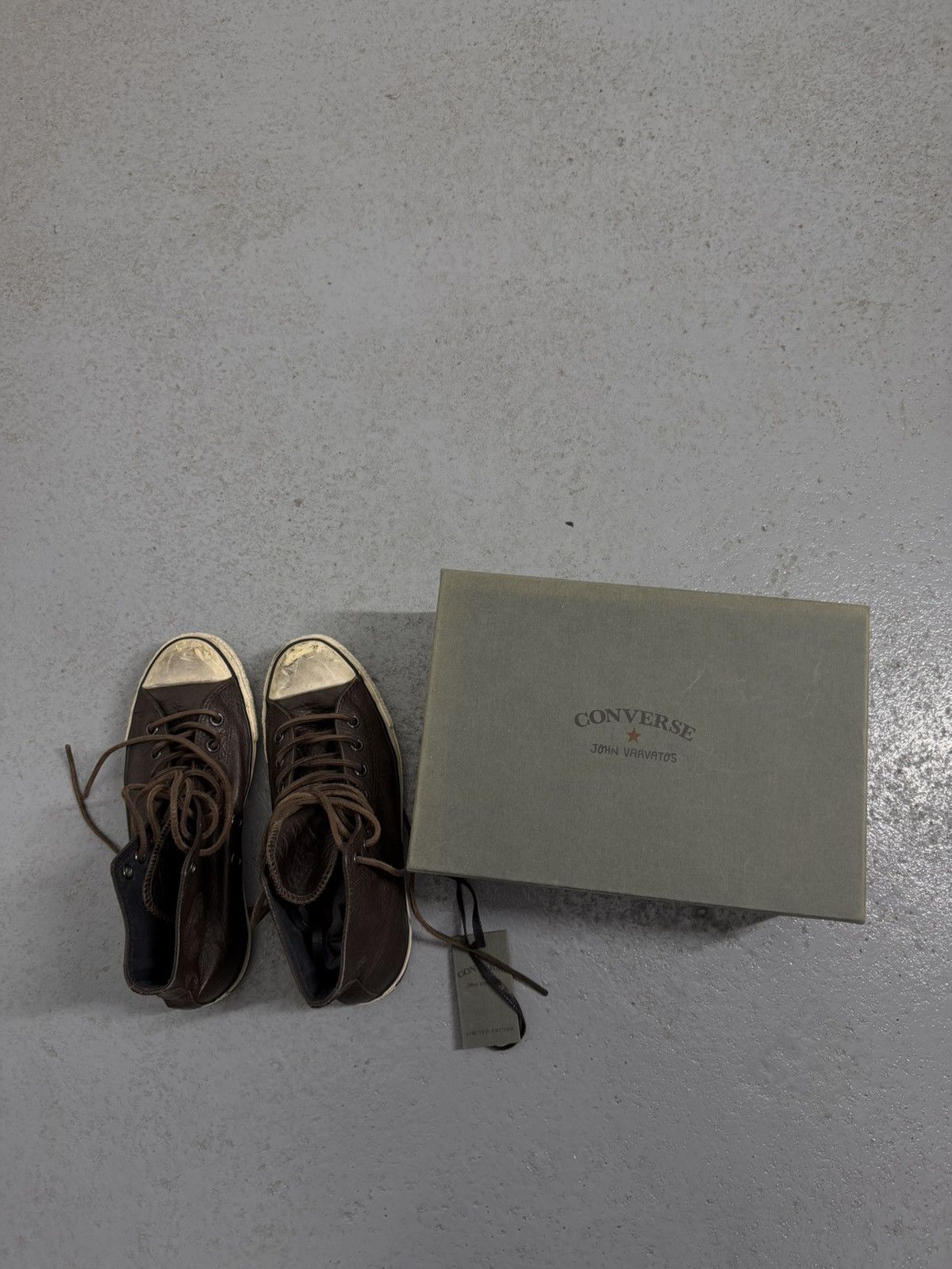 Converse × John Varvatos John Varvatos x Converse Leather Laces Sneakers With Box Size US 8.5 / EU 41-42 - 13 Thumbnail