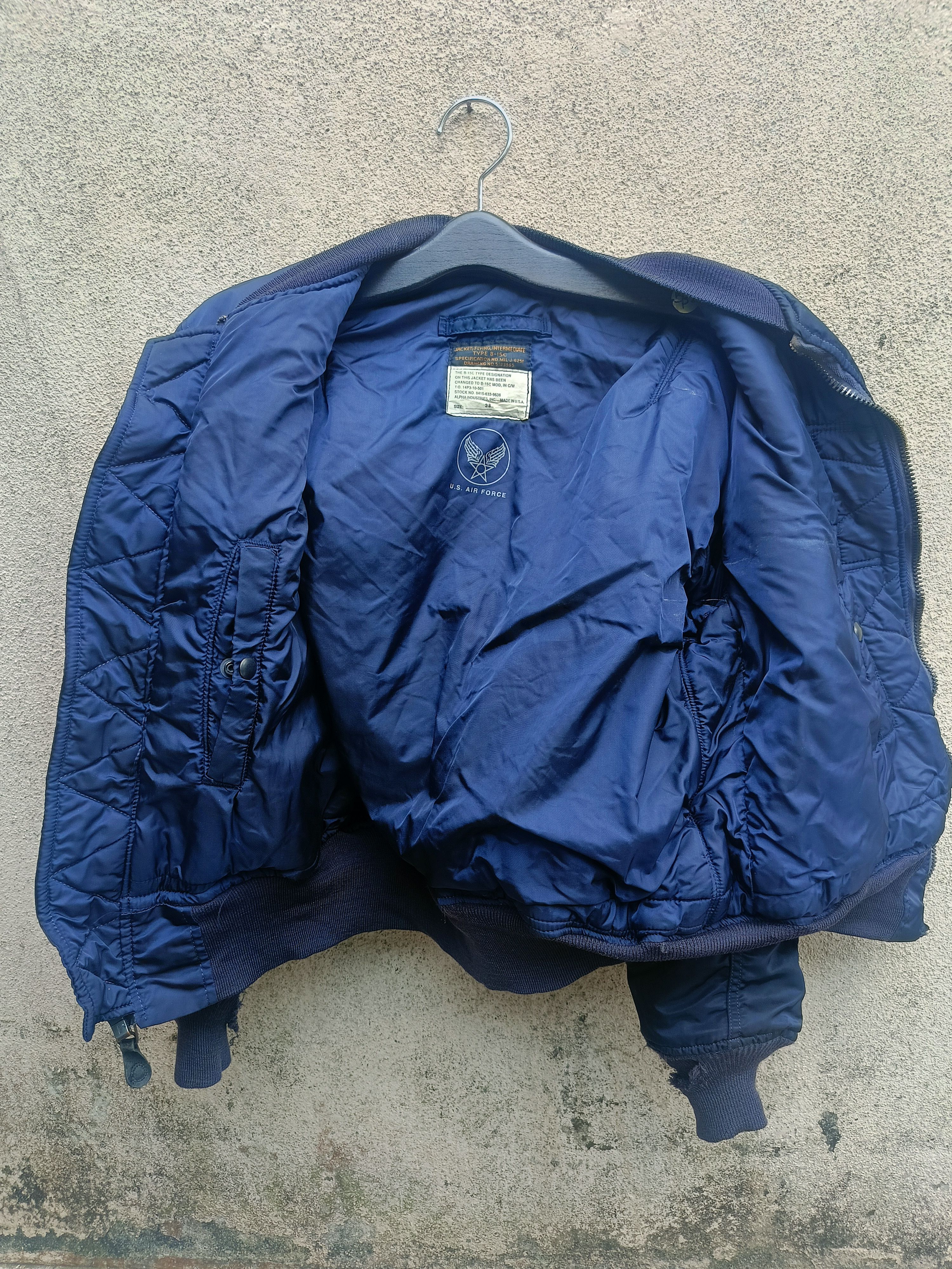 Alpha Industries ALPHA INDUSTRIES 50's Reproduction B-15C Flight Jacket Size US M / EU 48-50 / 2 - 4 Thumbnail