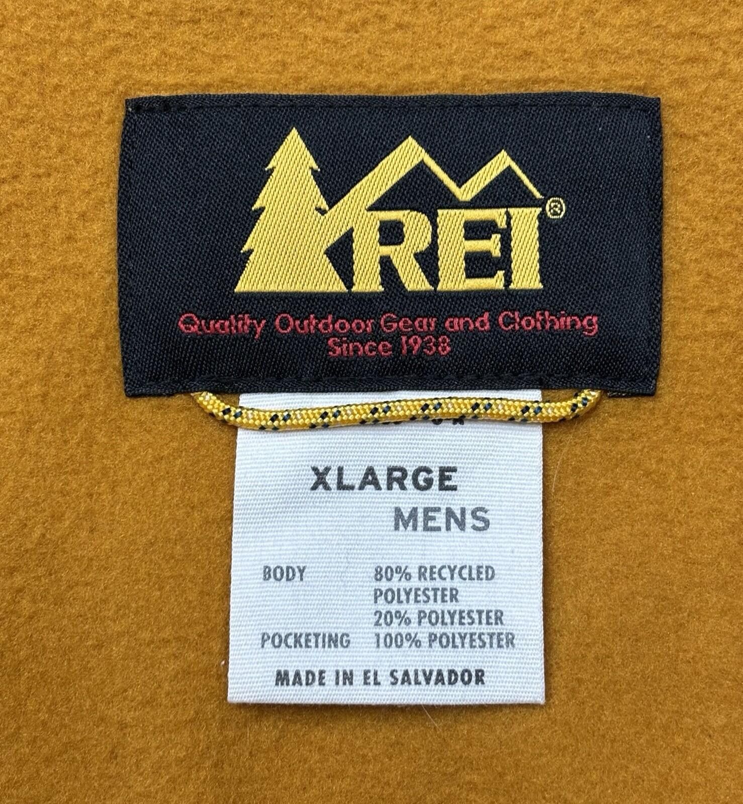 Other Rei Co-op Jacket Mens XL Polartec Fleece Full Zip Mustard Size US XL / EU 56 / 4 - 2 Thumbnail