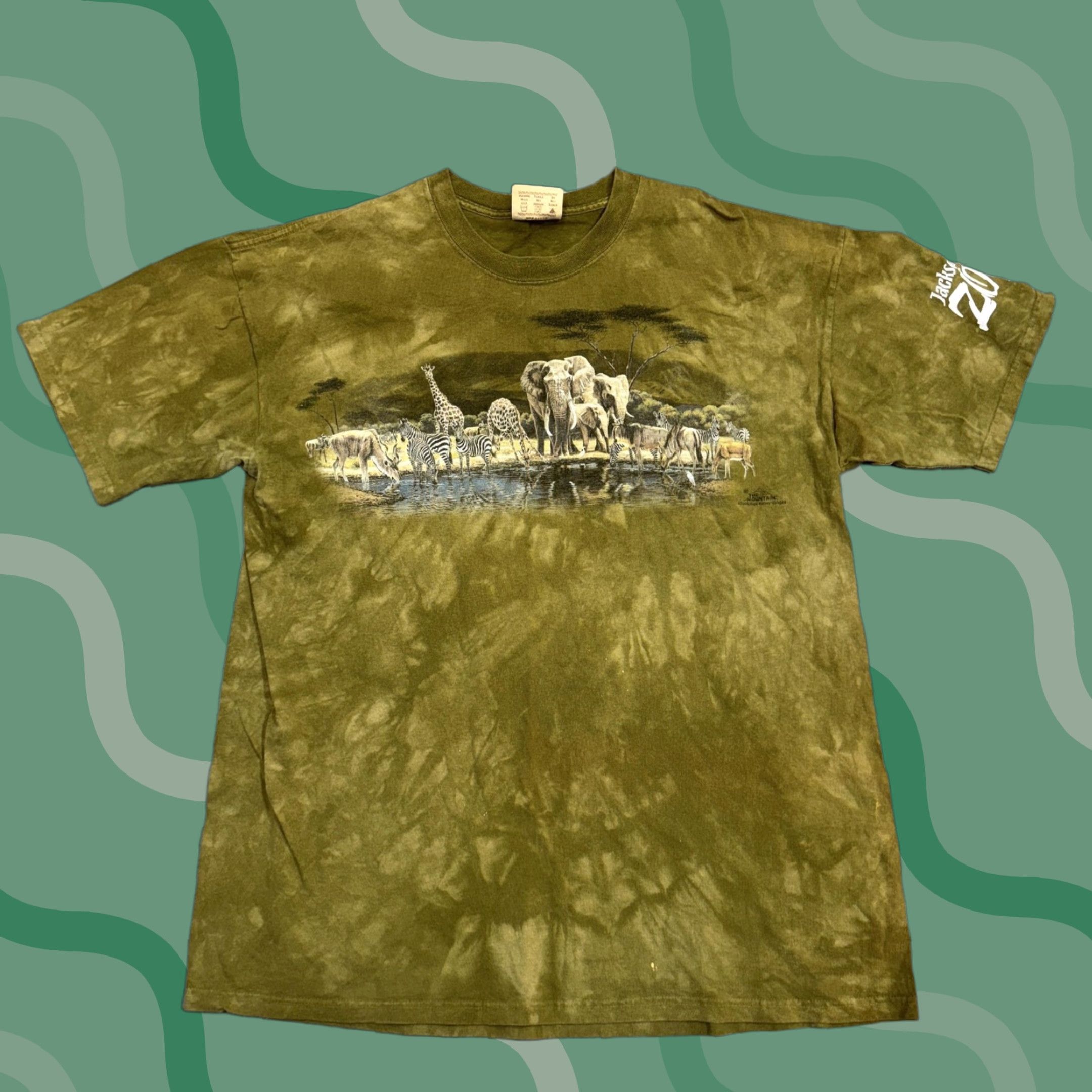 The Mountain The Mountain Shirt Mens XL Green Safari Animals Jacksonville Zoo Graphic Tee Size US XL / EU 56 / 4 - 1 Thumbnail