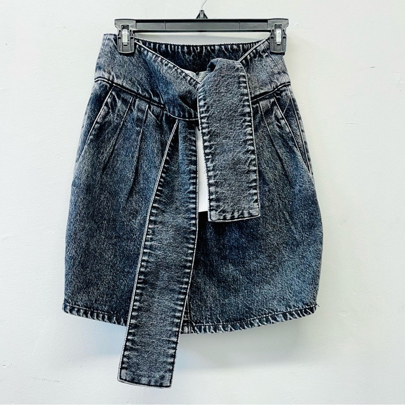 Iro NWT IRO Dark Gray Denim Skirt size 4 (FR 36) Size 26" / US 2 / IT 38 - 1 Thumbnail