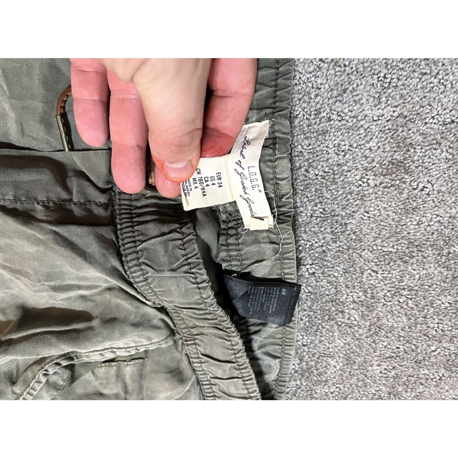 H&M H&M Jogger Pants Women’s Size 4 Light Green Lyocell Tapered Casual Size 27" / US 4 / IT 40 - 5 Thumbnail