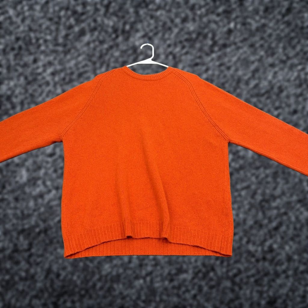 J.Crew J.CREW Sweater Mens XL Orange Wool Raglan Sleeve Crewneck Classic Preppy Size US XL / EU 56 / 4 - 1 Thumbnail