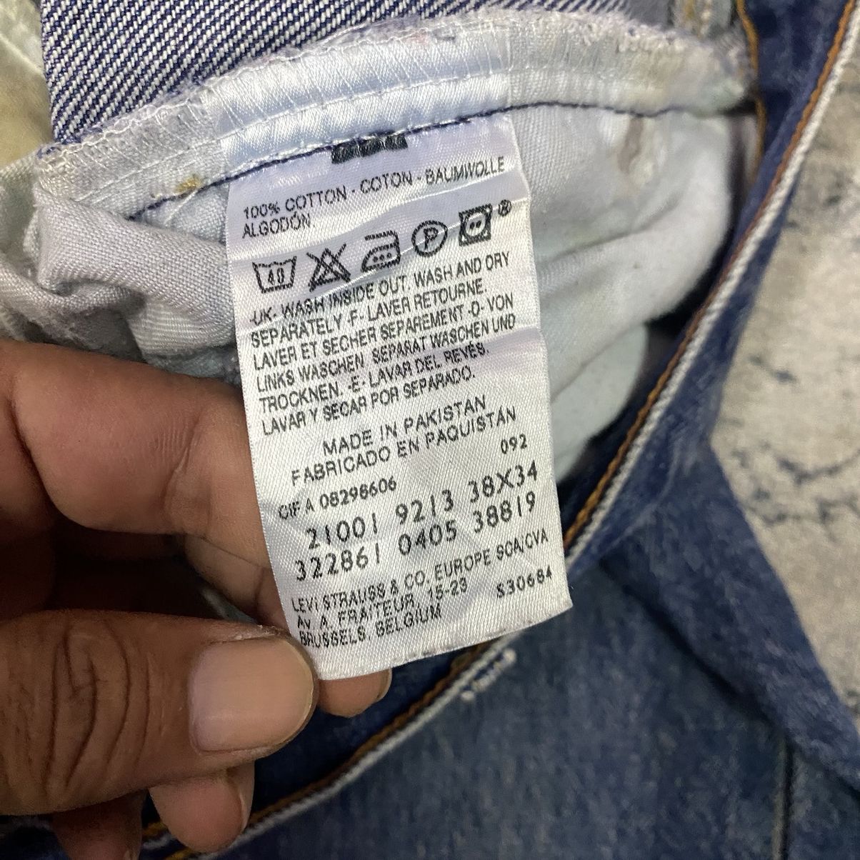 Levi's × Levi's Vintage Clothing × Vintage Vintage Levis Signature Repro Denim Jeans Size US 38 / EU 54 - 9 Thumbnail