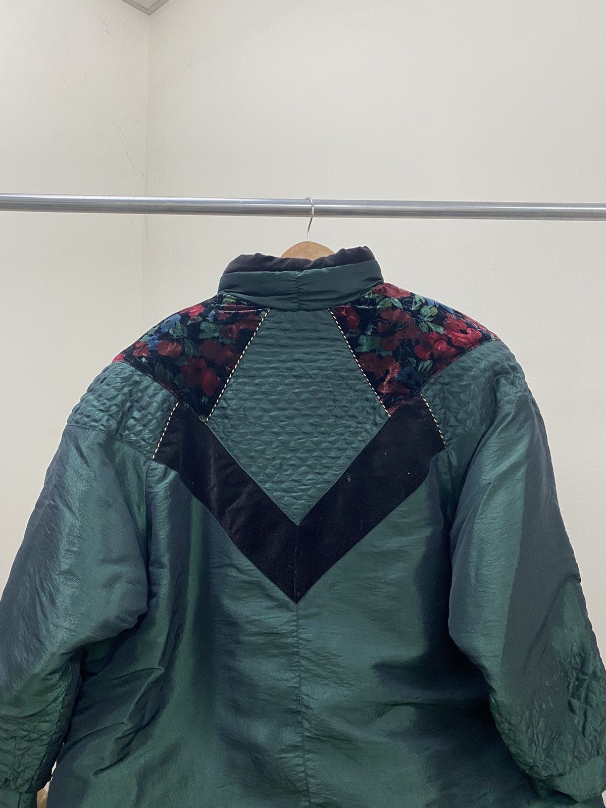 Japanese Brand × Vintage VINTAGE FLORAL PUFFER DOWN JACKET 80s Size 3XL / US 20-22 - 6 Thumbnail