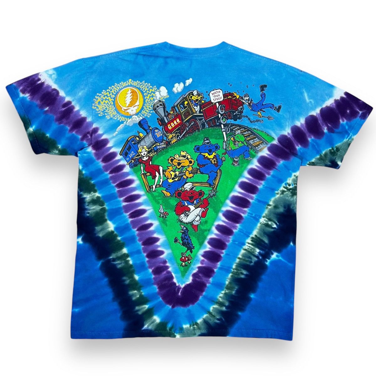 Liquid Blue 2011 GRATEFUL DEAD BEAR TIE DYE SHORT ALL OVER PRINT Size US L / EU 52-54 / 3 - 2 Thumbnail