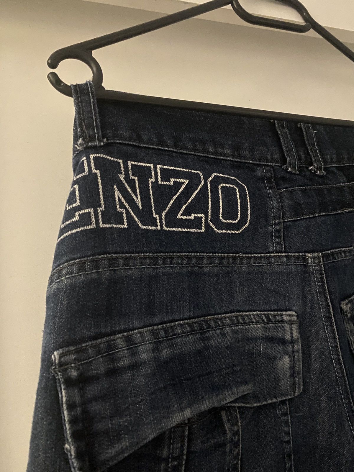 Vintage Ze enzo vintage drill y 2k big logo on ass trousers Size US 30 / EU 46 - 10 Thumbnail