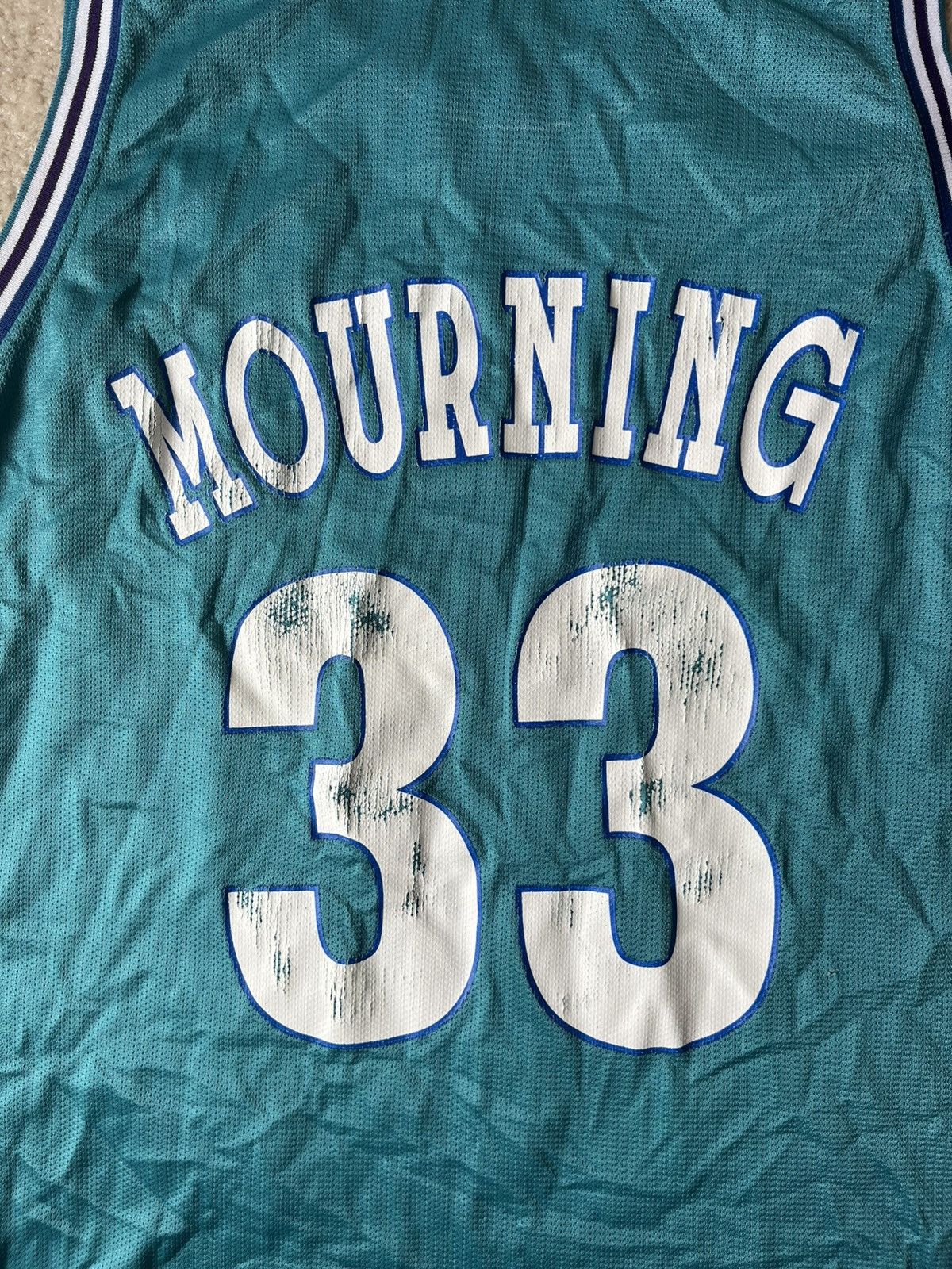 Champion × Vintage Vintage Alonzo Mourning jersey Charlotte Hornet Size US L / EU 52-54 / 3 - 6 Thumbnail