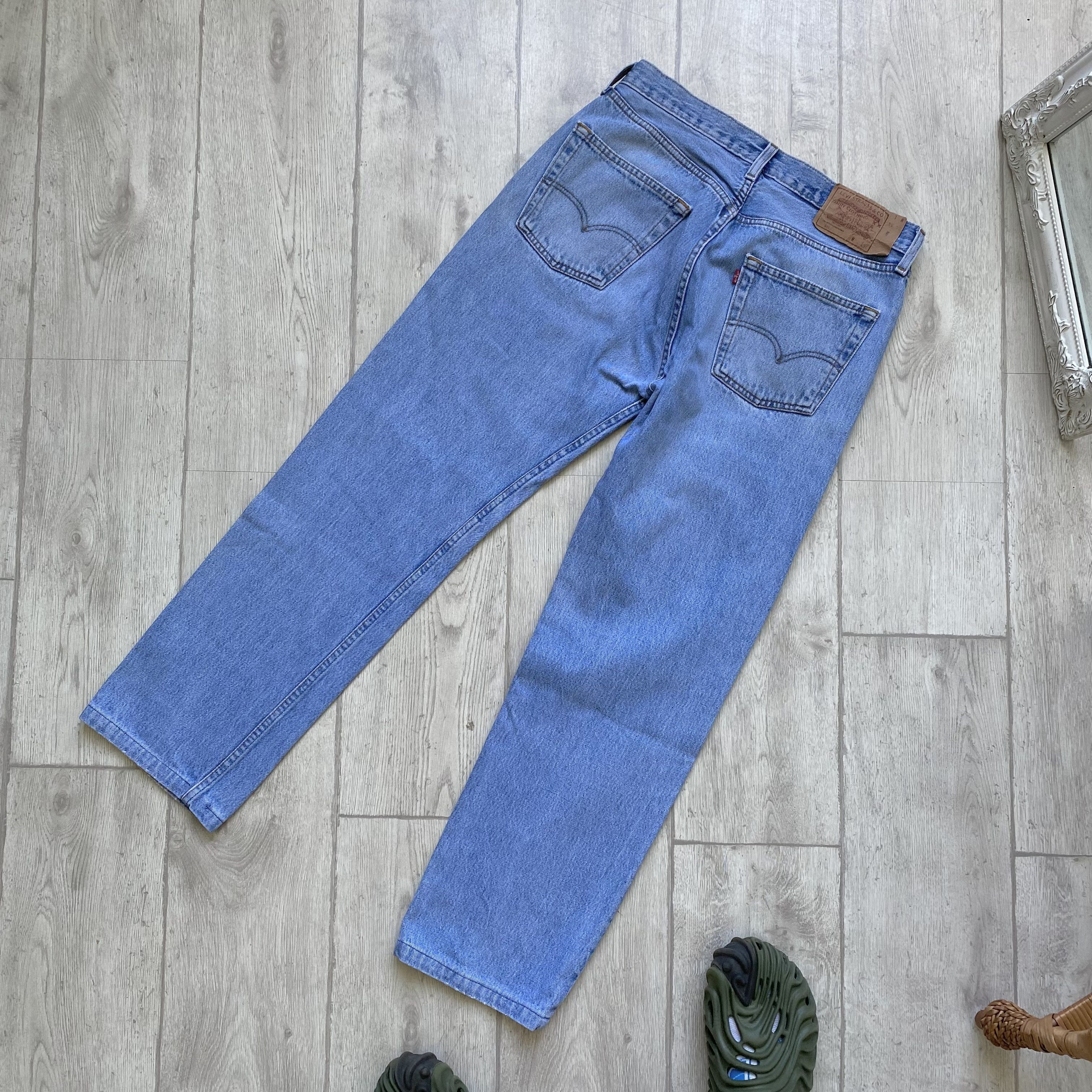 Levi's Vintage Clothing Vintage 90s Levis 501 USA Jeans Distressed Denim pants Size US 30 / EU 46 - 9 Thumbnail