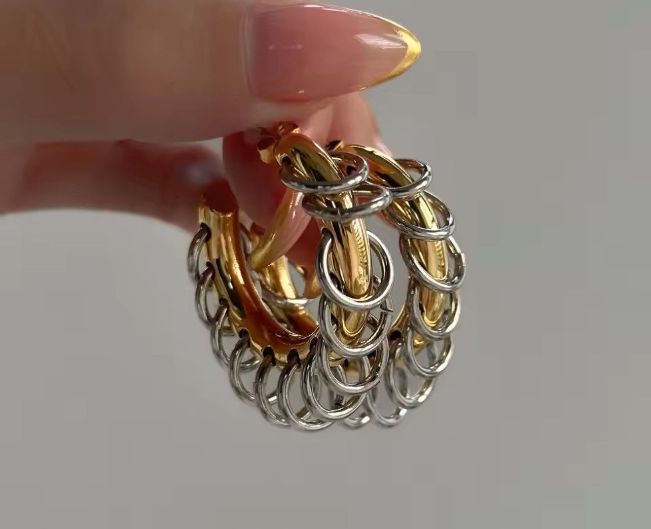 Japanese Brand × Vintage Tassel Ring earrings Size ONE SIZE - 6 Thumbnail