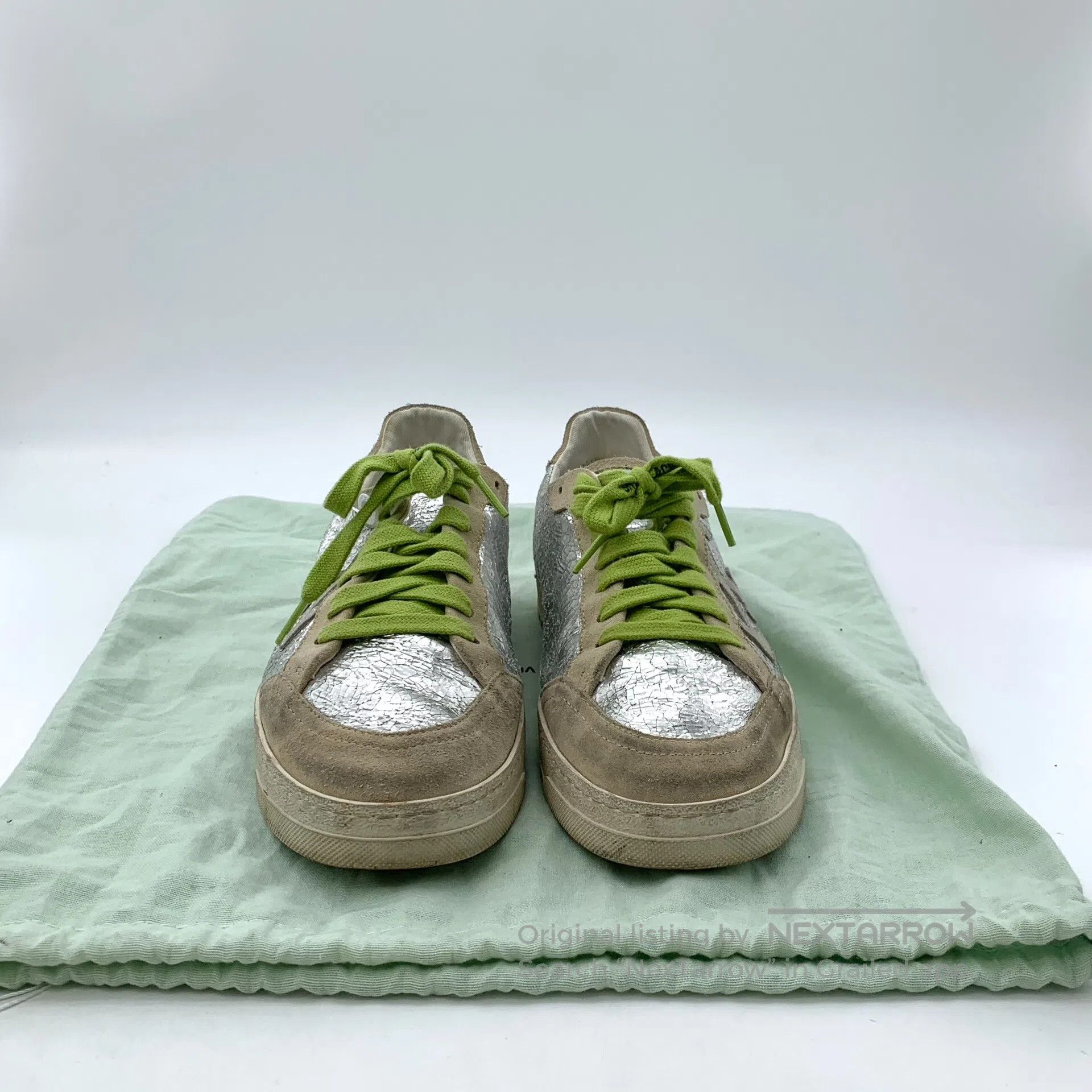 Off-White Off-White Multicolored Arrow Strap Casual Flat Sneakers Di Size US 8 / EU 41 - 8 Thumbnail