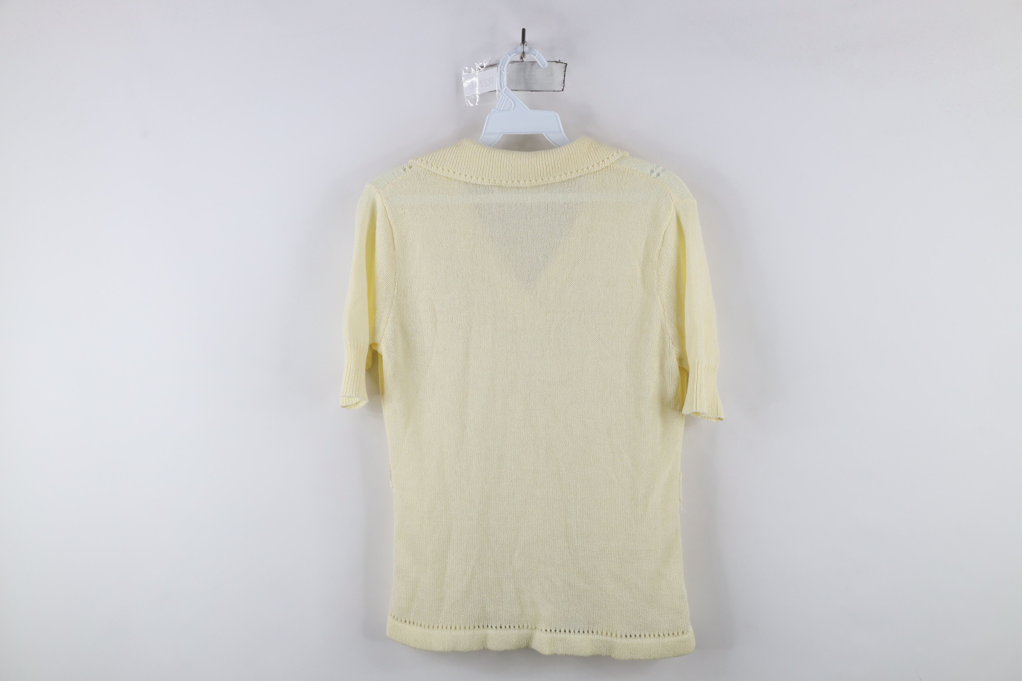 Vintage Vintage 60s 70s Streetwear Diamond Knit Collared Polo Shirt Size M / US 6-8 / IT 42-44 - 10 Thumbnail
