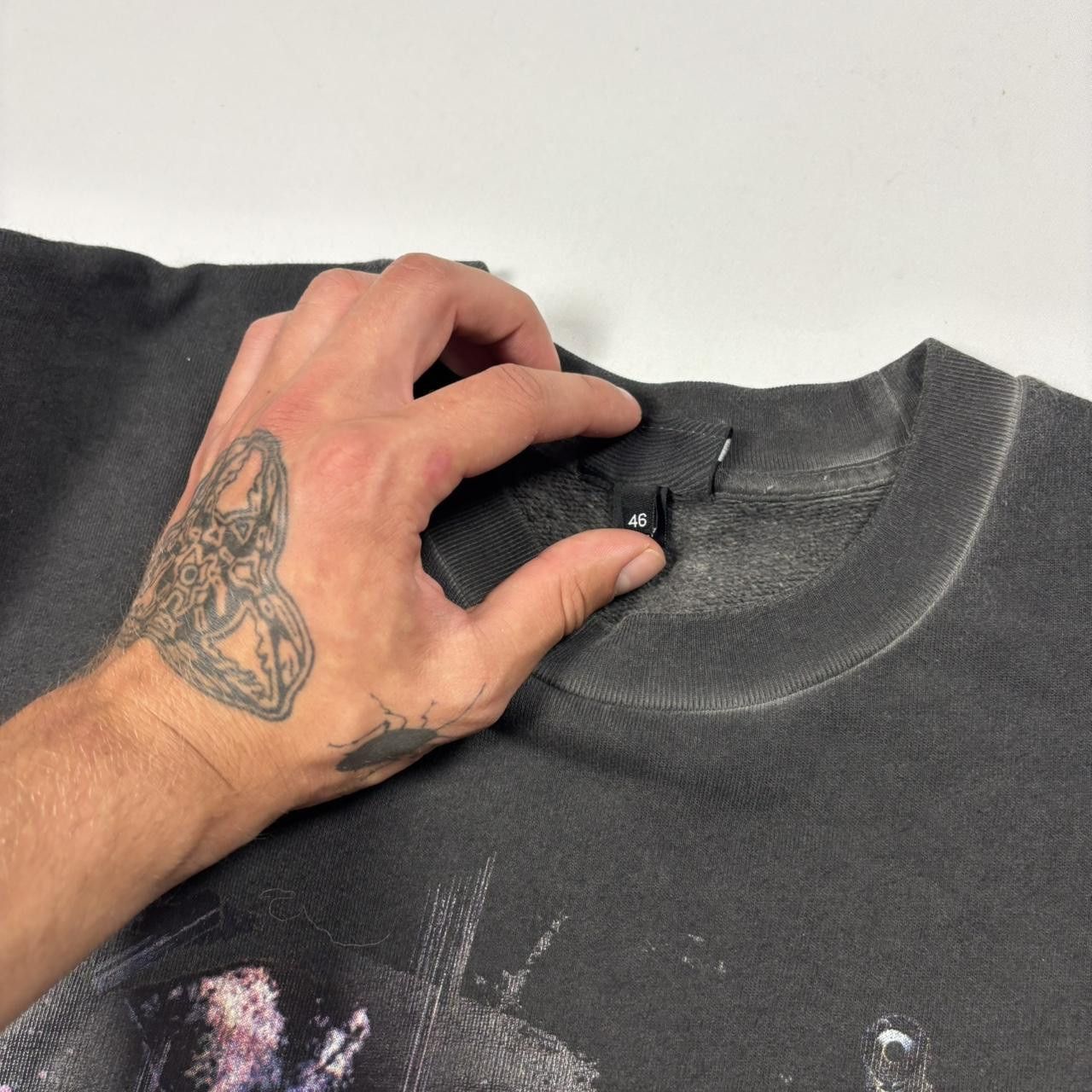 Just Cavalli Just Cavalli Black Graphic Sweatshirt L Size US L / EU 52-54 / 3 - 5 Thumbnail