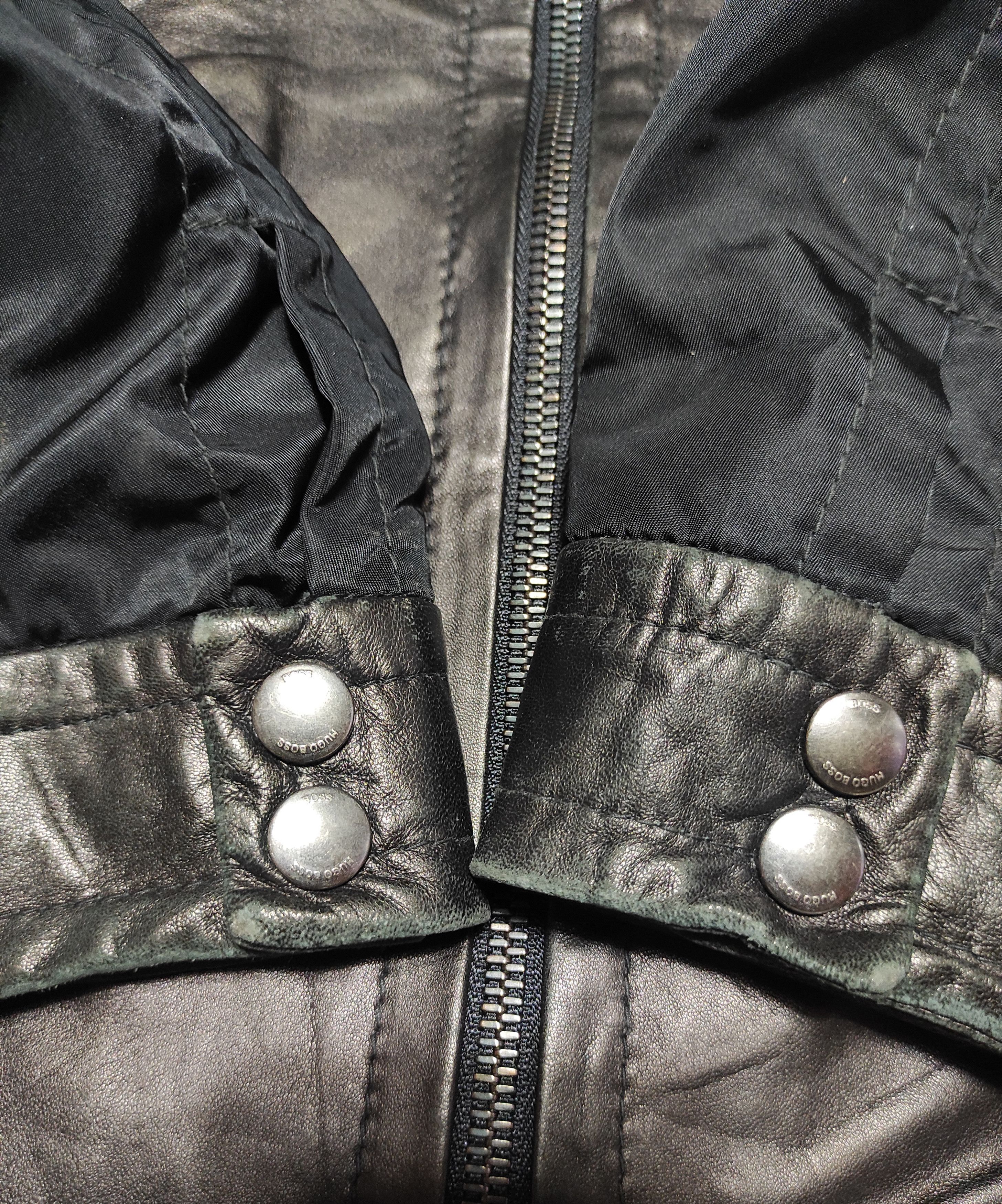 Hugo Boss HUGO BOSS premium Hugo Boss Leather jacket mix Polyester Size US M / EU 48-50 / 2 - 13 Thumbnail